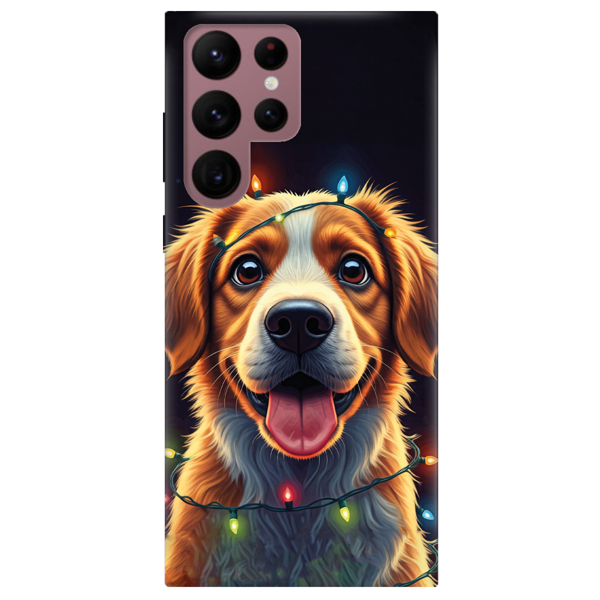 Чехол для Samsung Galaxy S22 Ultra Festive Pup - фото 1 - Чехлы для телефонов