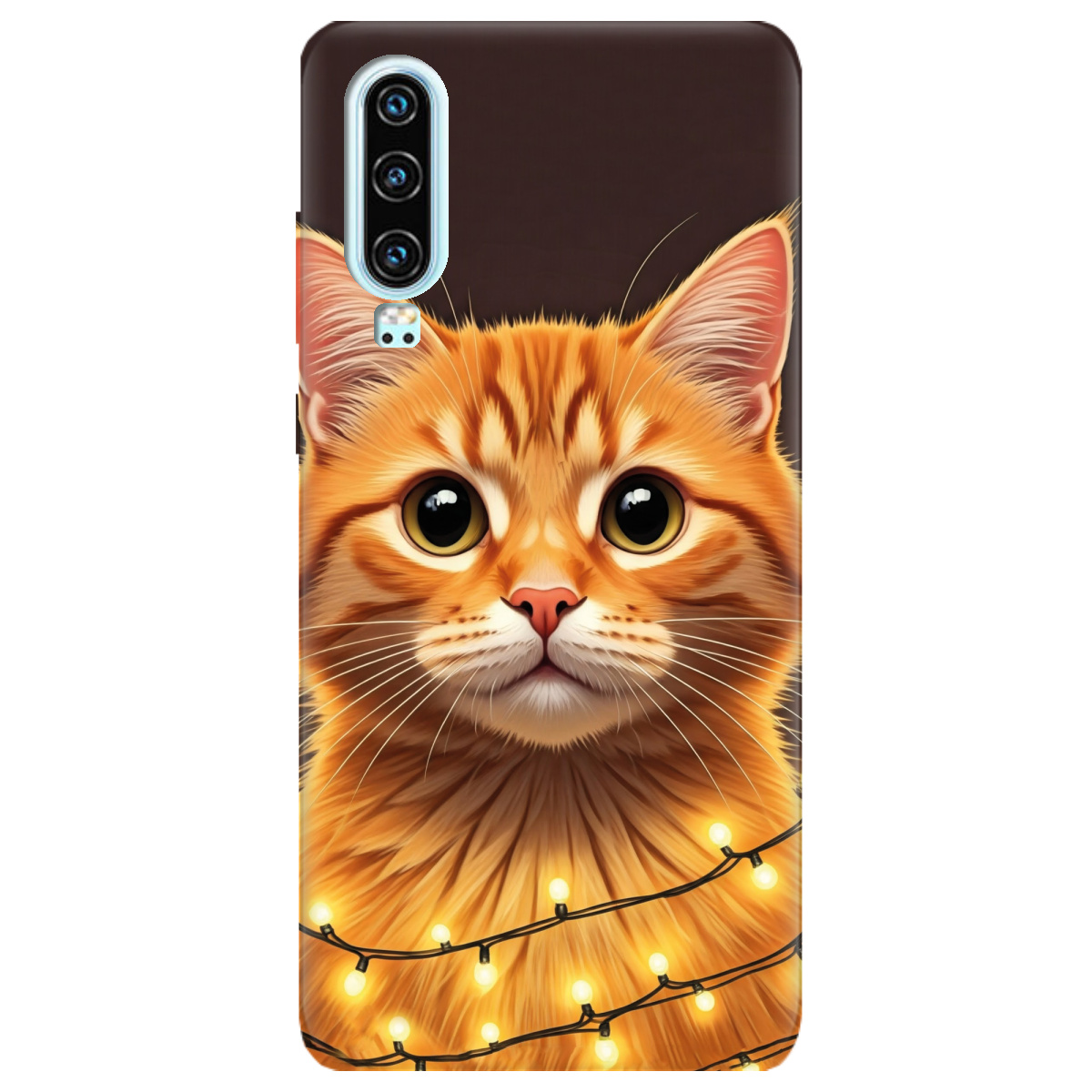 Чехол для Huawei P30 Festive Kitty - фото 1 - Чехлы для телефонов