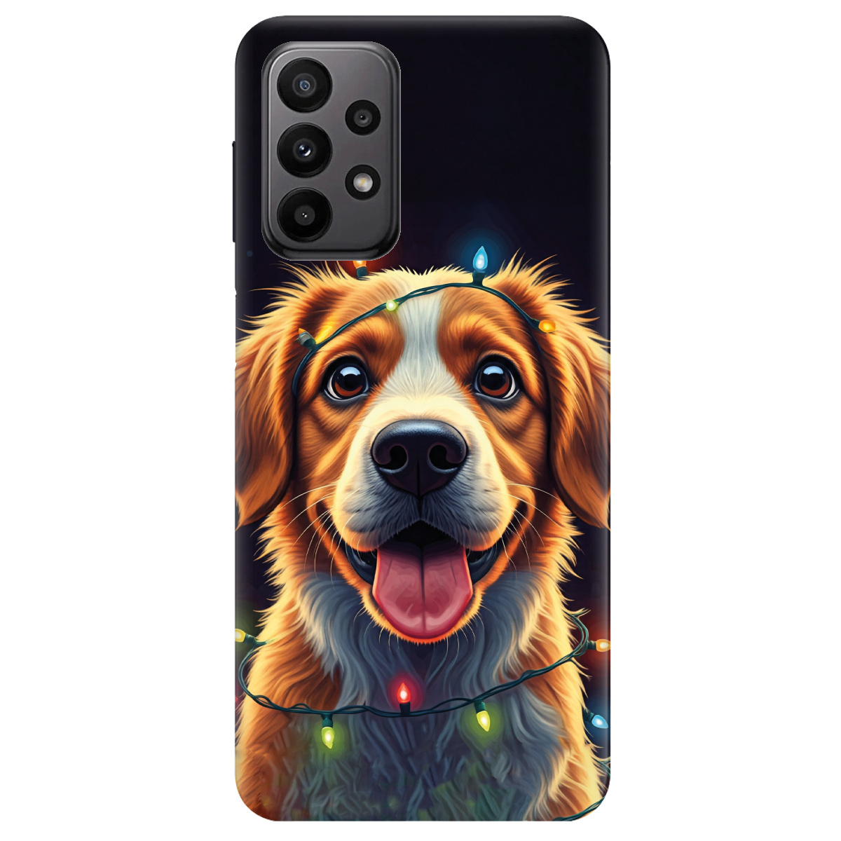 Чохол для Samsung Galaxy A23 4G Festive Pup - фото 1 - Чохли для телефонів