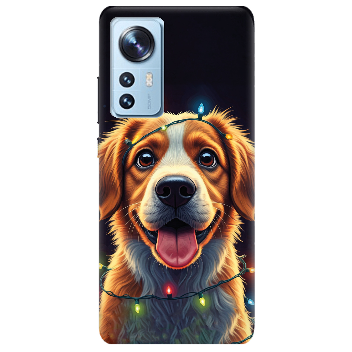 Чехол для Xiaomi 12X Festive Pup - фото 1 - Чехлы для телефонов