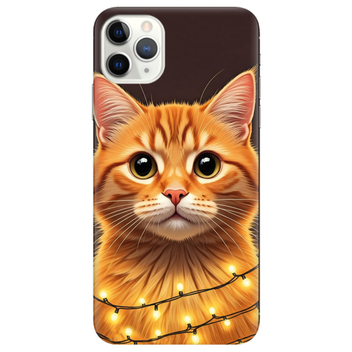 Чохол для Apple iPhone 11 Pro Max Festive Kitty - фото 1 - Чохли для телефонів
