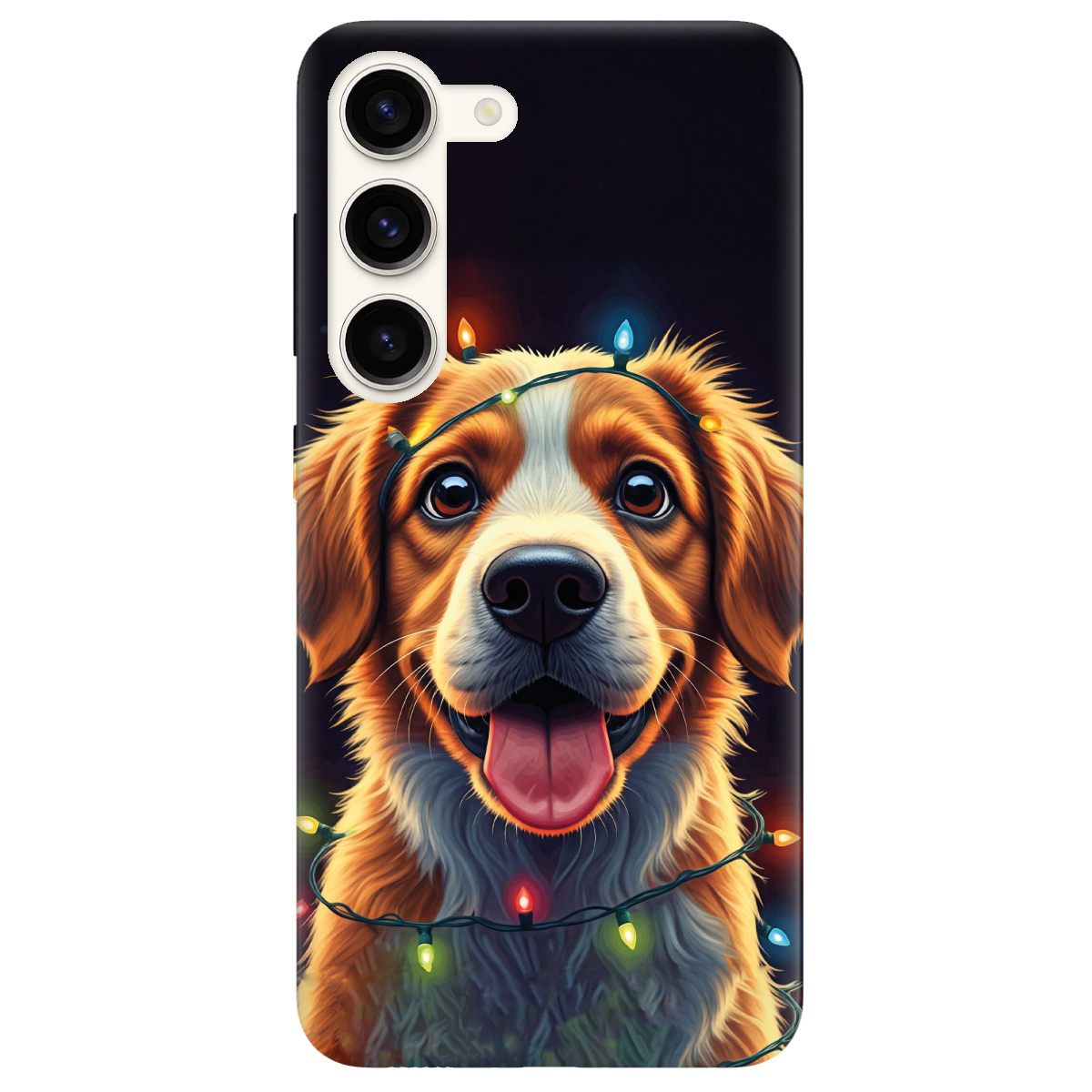 Чохол для Samsung Galaxy S23 Plus Festive Pup - фото 1 Чохол для Samsung Galaxy S23 Plus Festive Pup - фото 1 - Чохли для телефонів