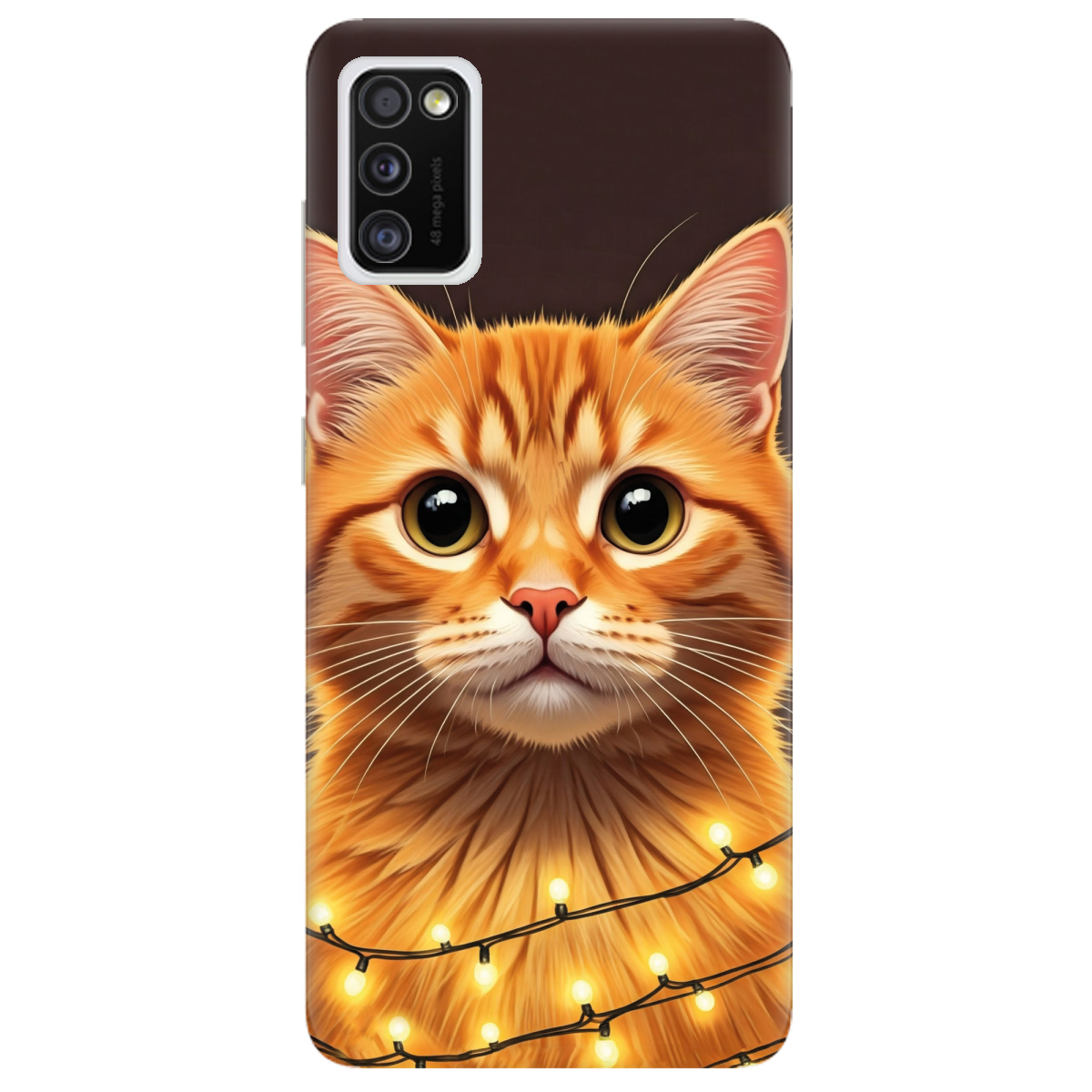Чехол для Samsung Galaxy A41 Festive Kitty - фото 1 - Чехлы для телефонов