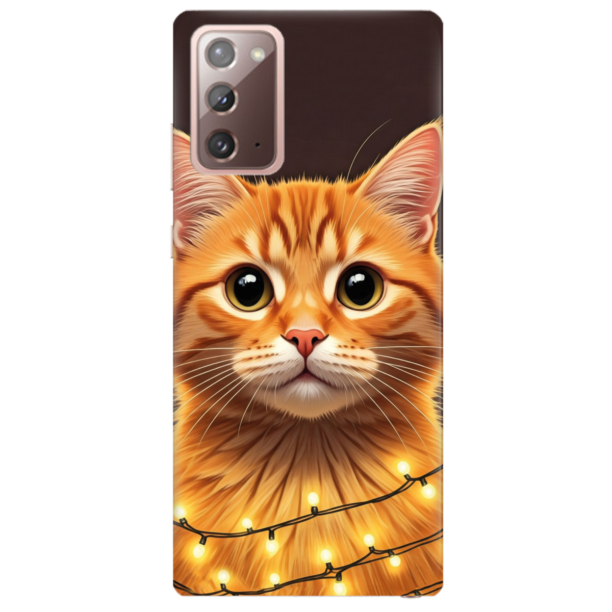 Чехол для Samsung Galaxy Note 20 Festive Kitty - фото 1 - Чехлы для телефонов