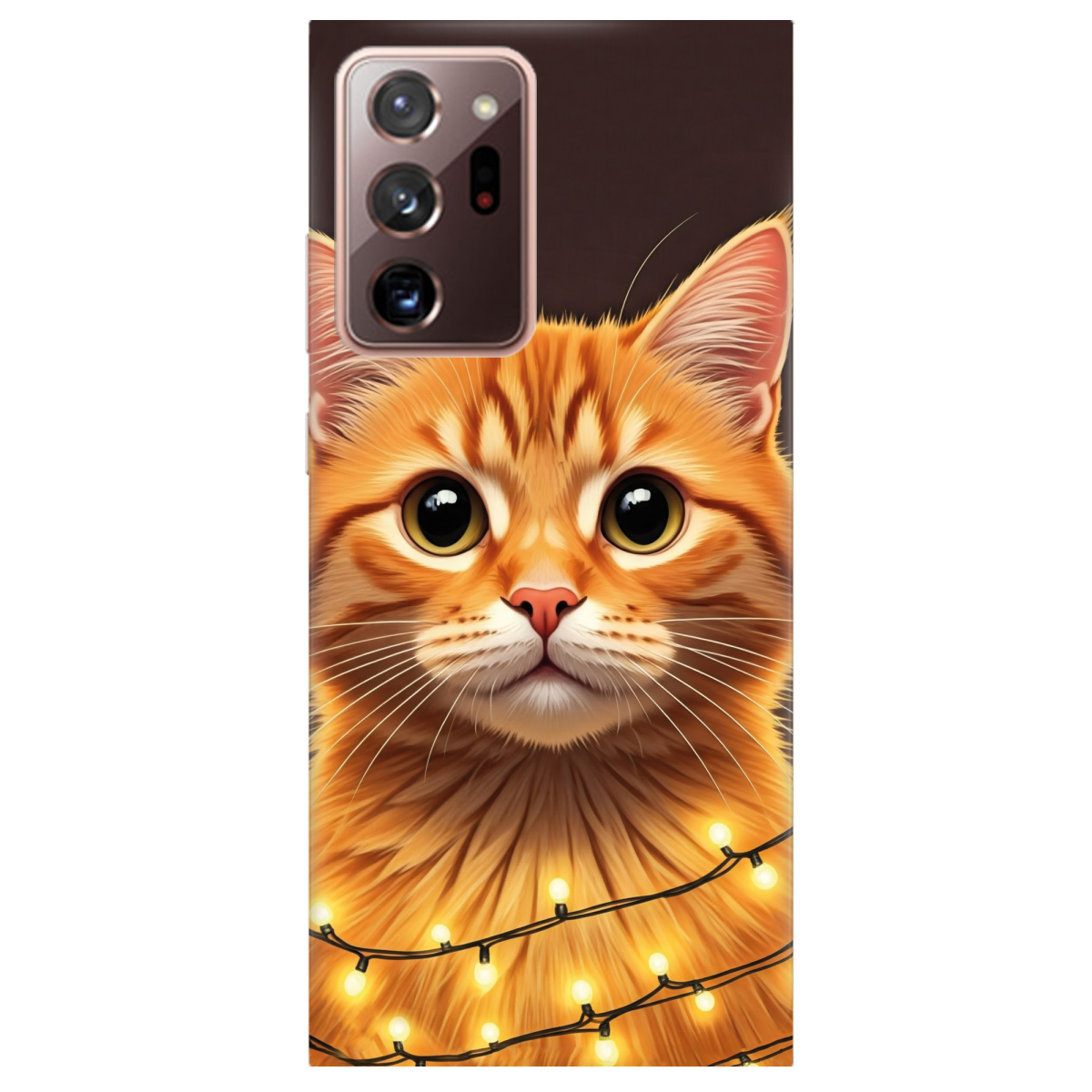 Чохол для Samsung Galaxy Note 20 Ultra Festive Kitty - фото 1 - Чохли для телефонів