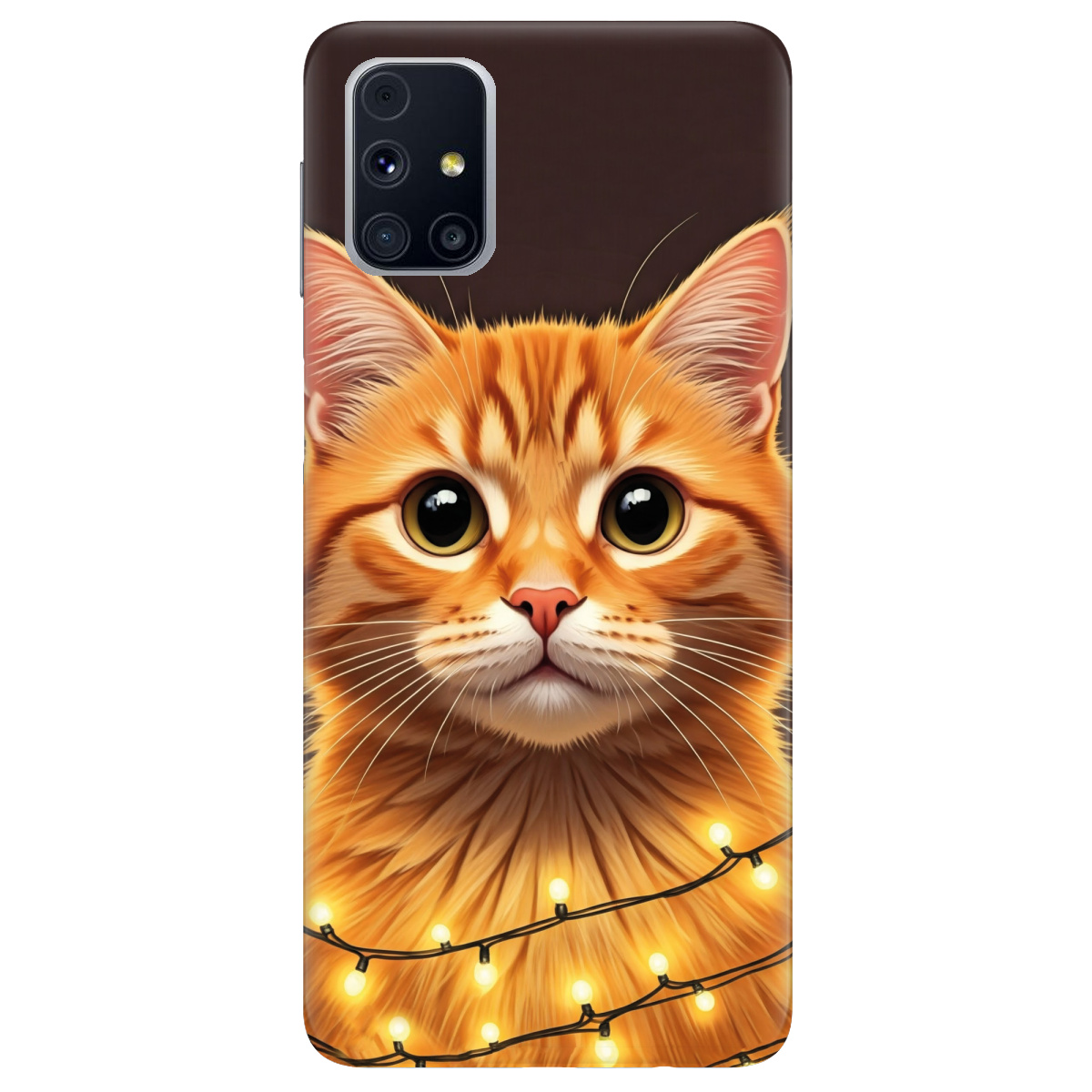 Чохол для Samsung Galaxy M31s Festive Kitty - фото 1 Чохол для Samsung Galaxy M31s Festive Kitty - фото 1 - Чохли для телефонів