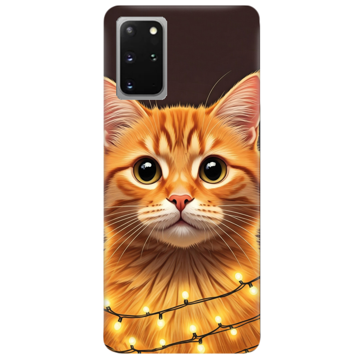 Чохол для Samsung Galaxy S20 Plus Festive Kitty - фото 1 Чохол для Samsung Galaxy S20 Plus Festive Kitty - фото 1 - Чохли для телефонів