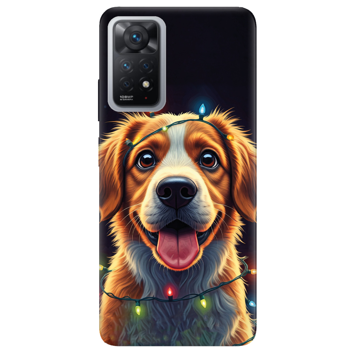 Чохол для Xiaomi Redmi Note 12 Pro 4G Festive Pup - фото 1 - Чохли для телефонів