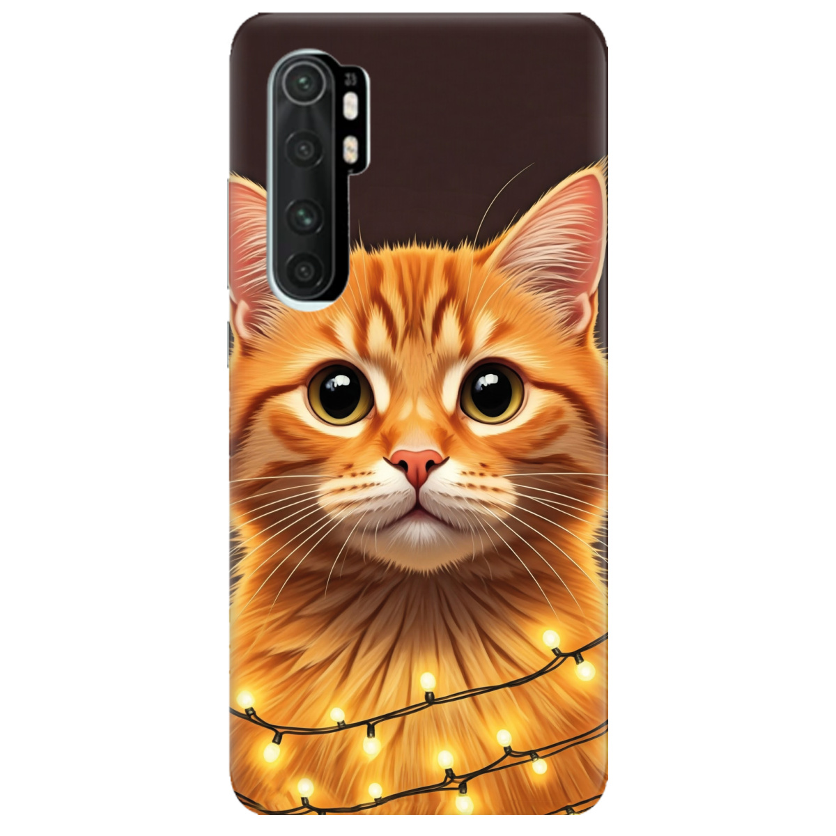 Чохол для Xiaomi Mi Note 10 Lite Festive Kitty - фото 1 Чохол для Xiaomi Mi Note 10 Lite Festive Kitty - фото 1 - Чохли для телефонів