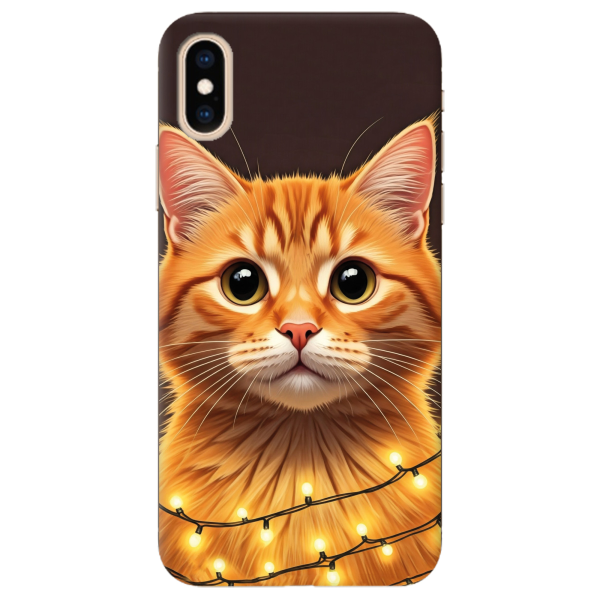 Чехол для Apple iPhone XS Max Festive Kitty - фото 1 - Чехлы для телефонов