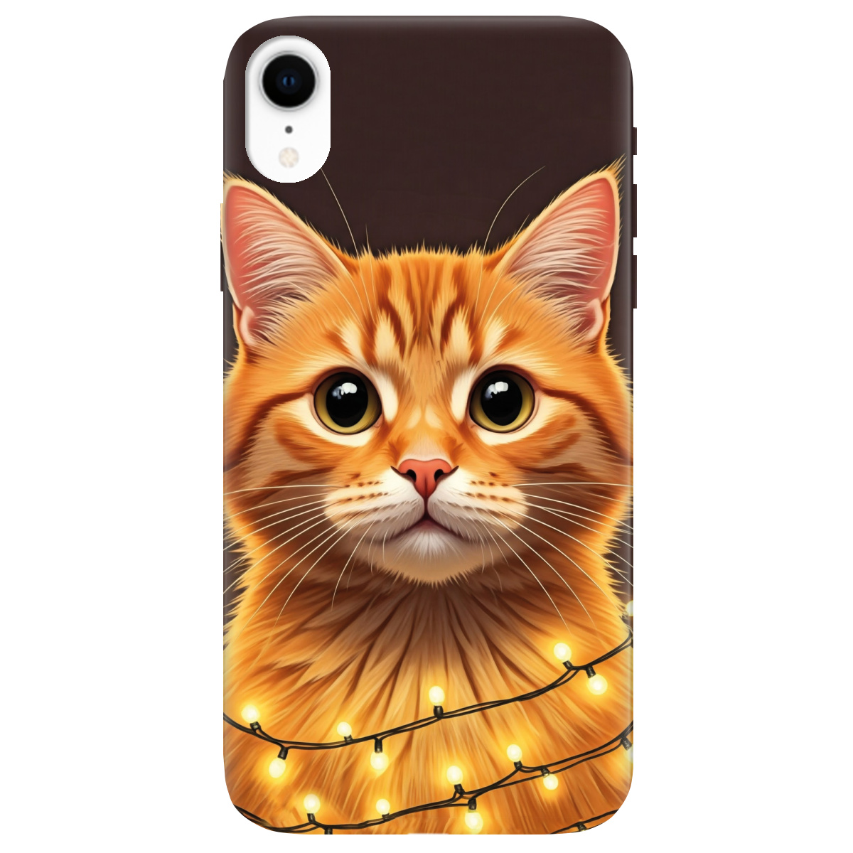 Чохол для Apple iPhone XR Festive Kitty - фото 1 - Чохли для телефонів