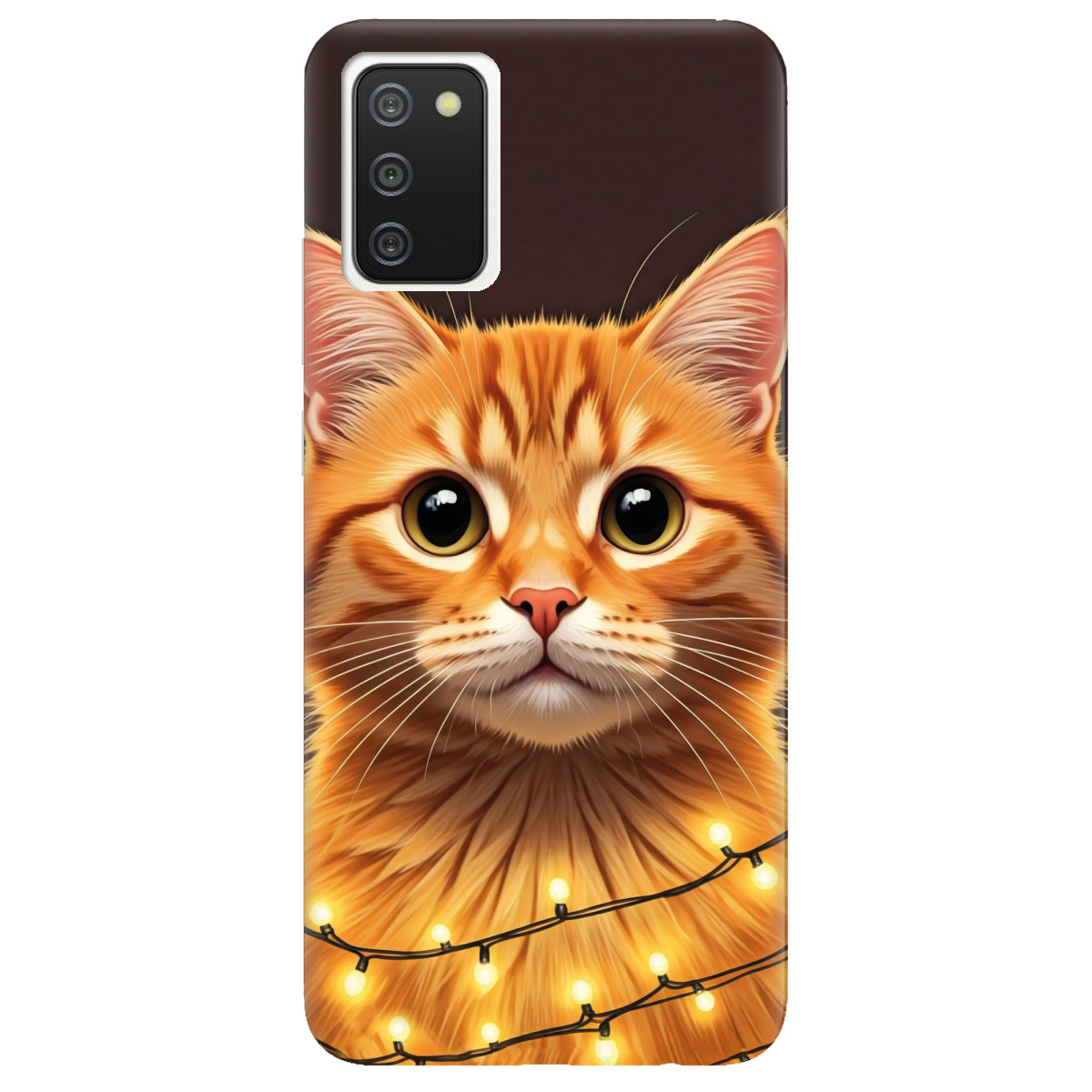 Чехол для Samsung Galaxy A02s Festive Kitty - фото 1 - Чехлы для телефонов