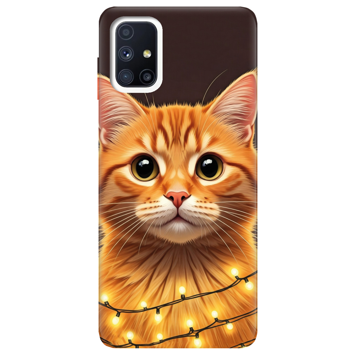 Чехол для Samsung Galaxy M51 Festive Kitty - фото 1 - Чехлы для телефонов