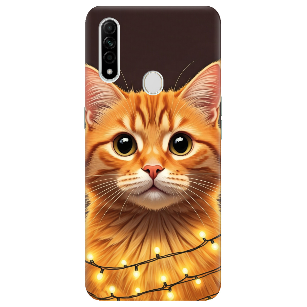 Чохол для Oppo A31 Festive Kitty - фото 1 - Чохли для телефонів