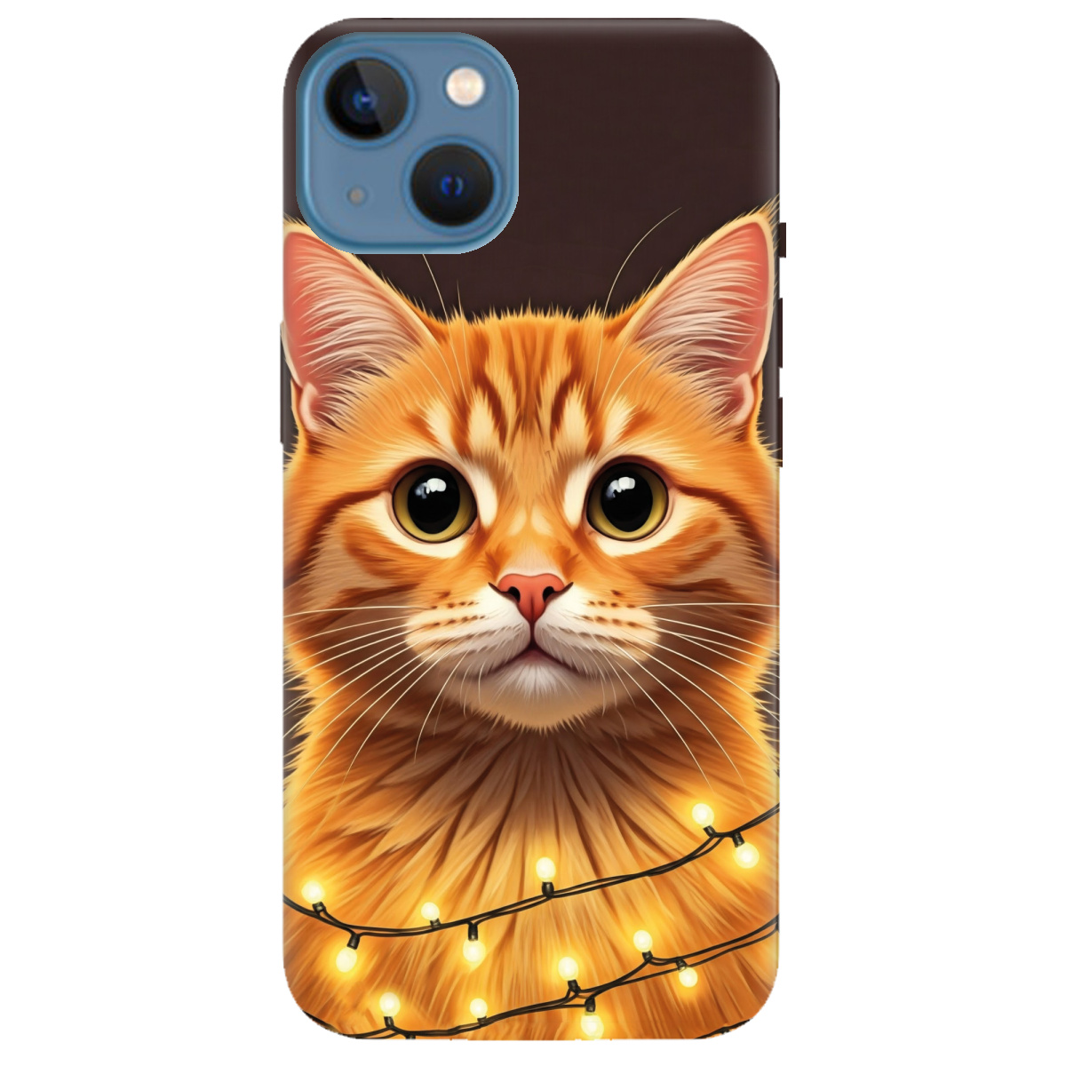 Чехол для Apple iPhone 13 Festive Kitty - фото 1 Чехол для Apple iPhone 13 Festive Kitty - фото 1 - Чехлы для телефонов