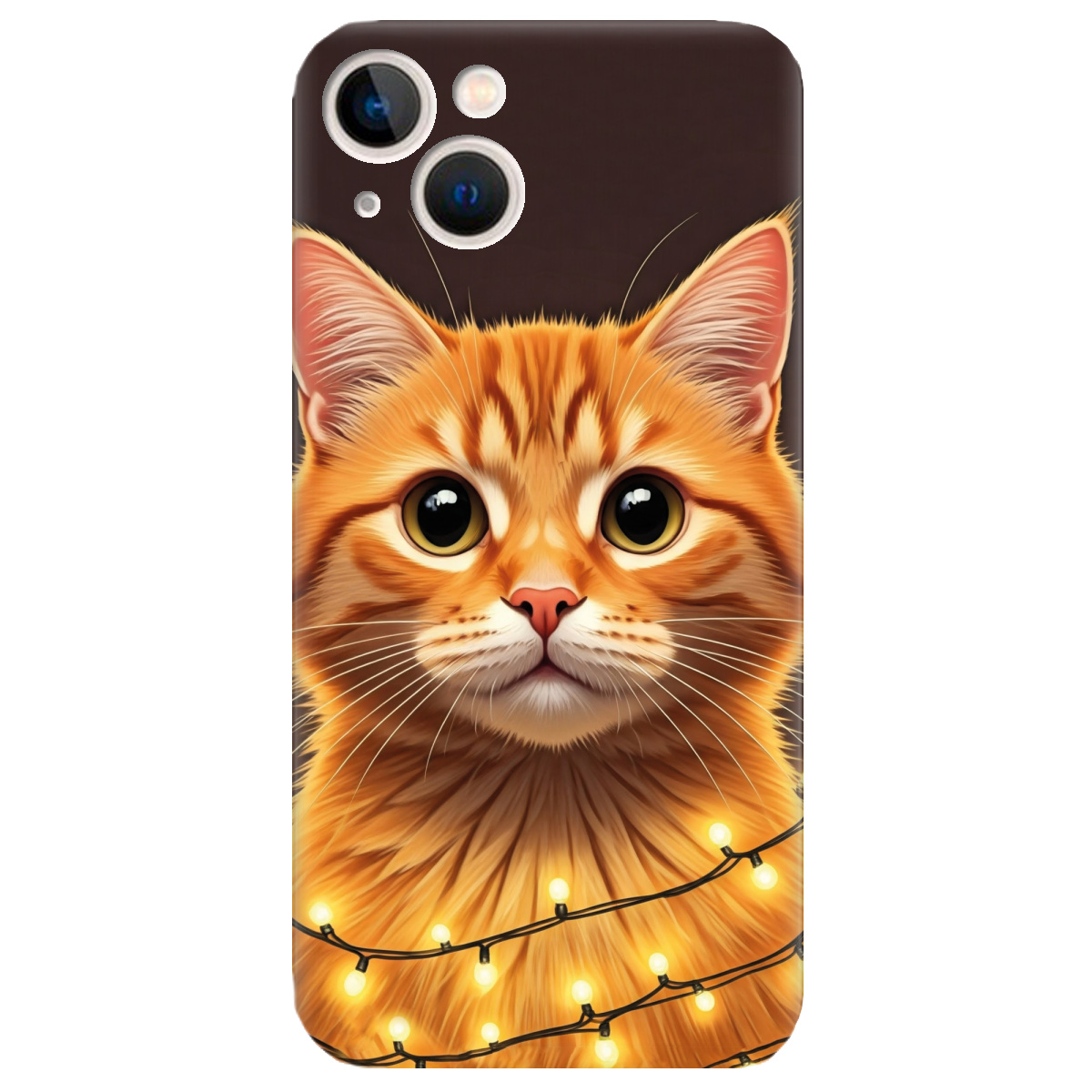 Чохол для Apple iPhone 13 Mini Festive Kitty - фото 1 - Чохли для телефонів