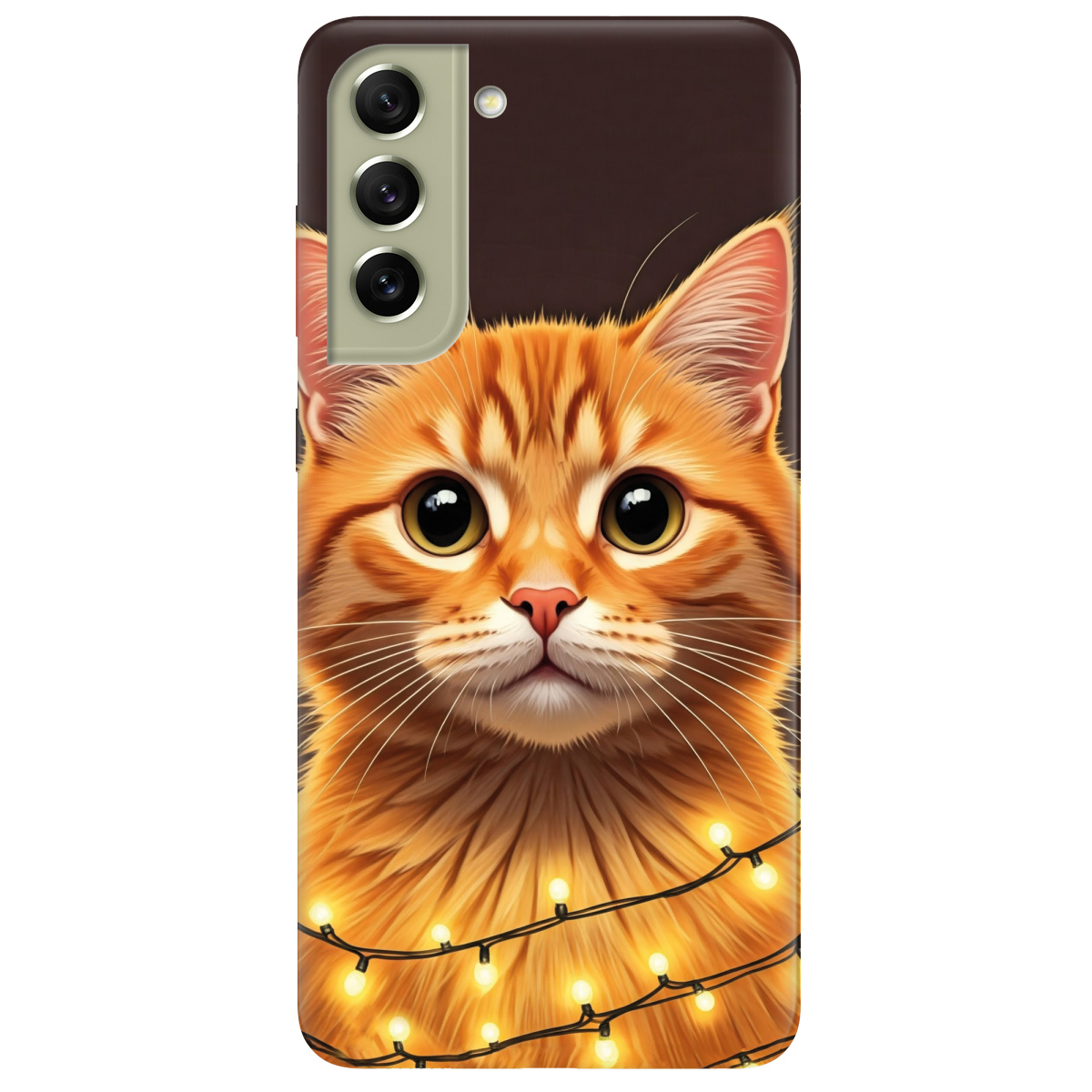 Чохол для Samsung Galaxy S21 FE Festive Kitty - фото 1 - Чохли для телефонів