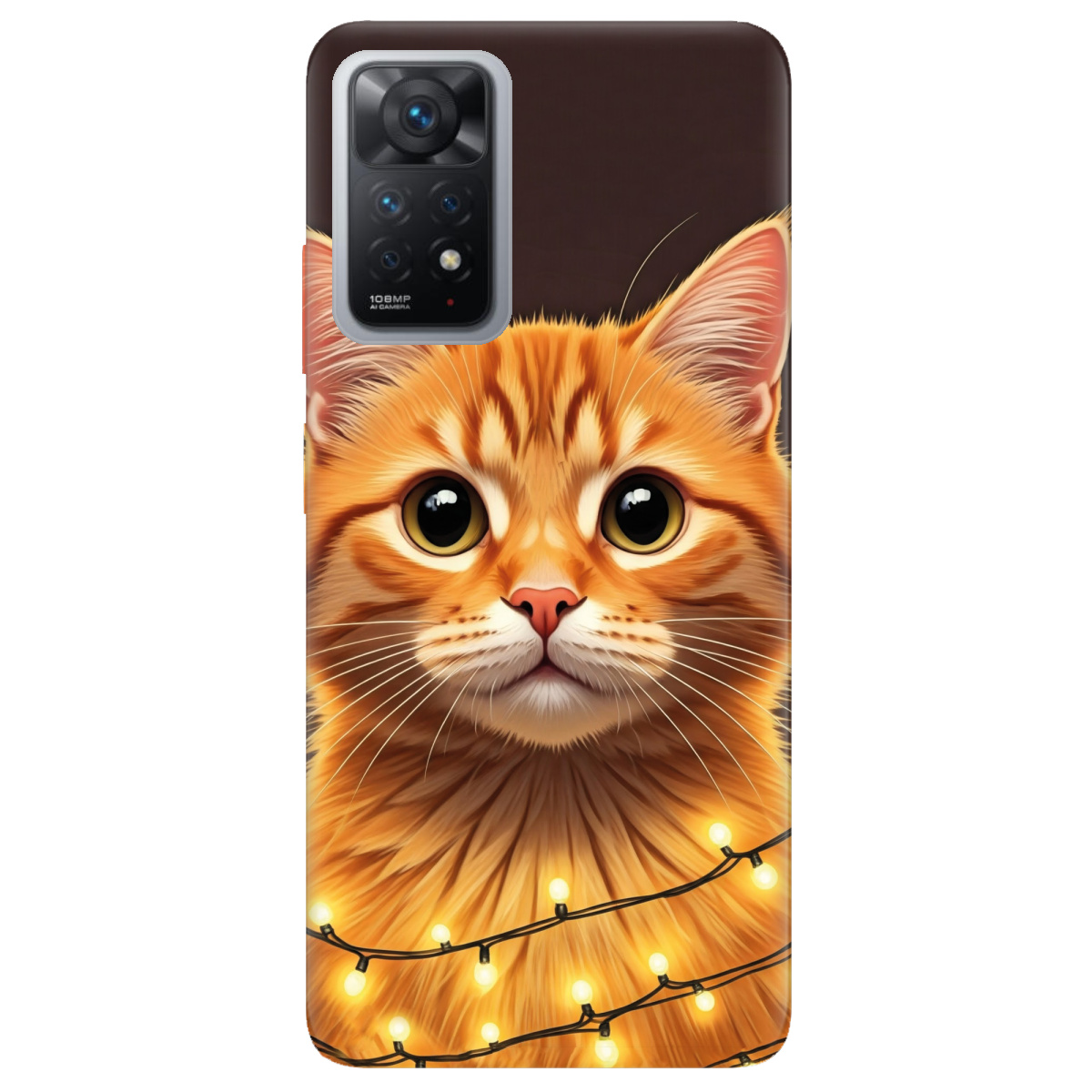 Чехол для Xiaomi Redmi Note 11 Pro Festive Kitty - фото 1 - Чехлы для телефонов