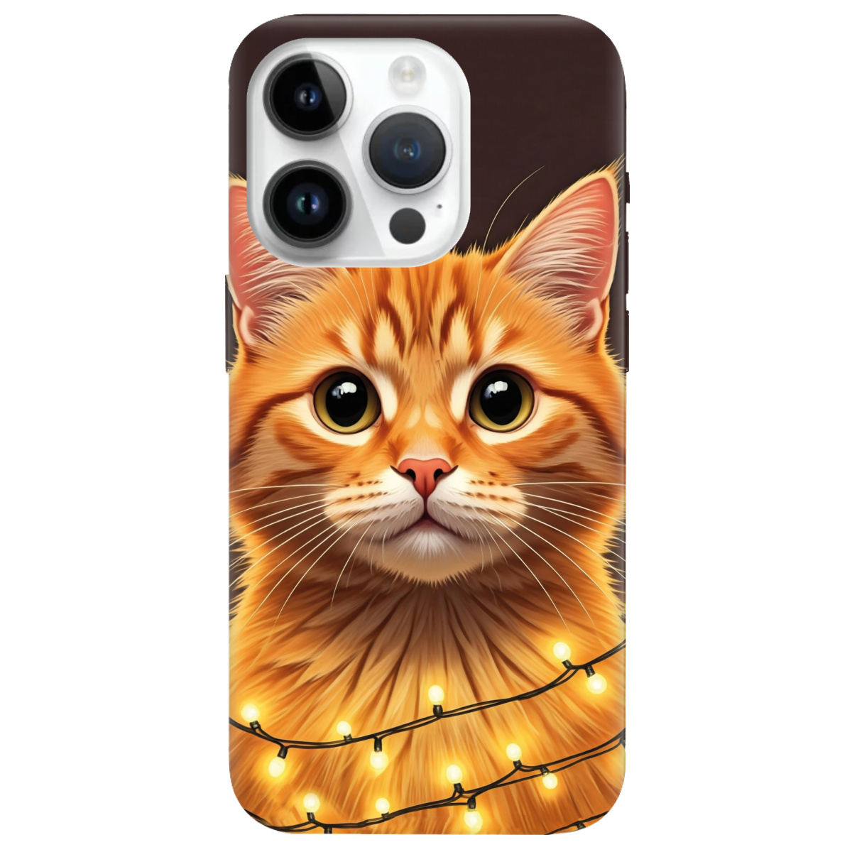 Чехол для Apple iPhone 14 Pro Festive Kitty - фото 1 Чехол для Apple iPhone 14 Pro Festive Kitty - фото 1 - Чехлы для телефонов