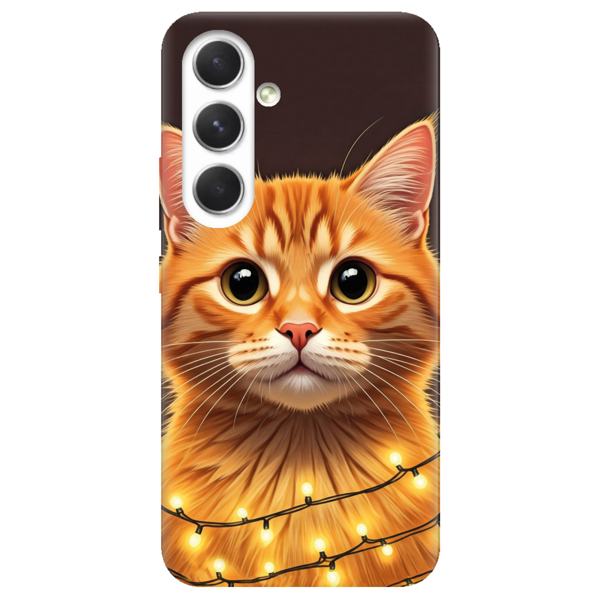 Чохол для Samsung Galaxy A54 Festive Kitty - фото 1 Чохол для Samsung Galaxy A54 Festive Kitty - фото 1 - Чохли для телефонів