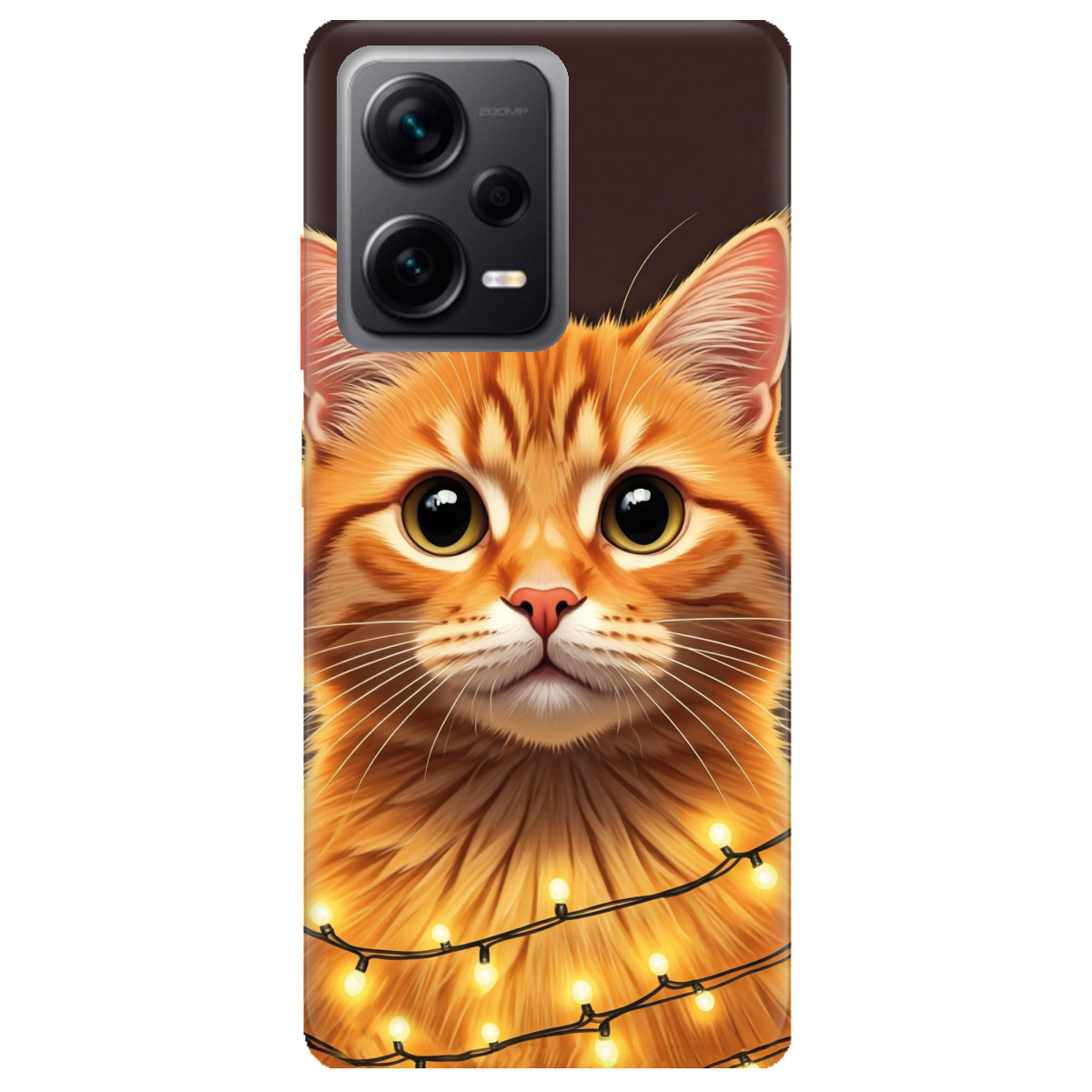 Чохол для Xiaomi Redmi Note 12 Pro + 5G Festive Kitty - фото 1 Чохол для Xiaomi Redmi Note 12 Pro + 5G Festive Kitty - фото 1 - Чохли для телефонів