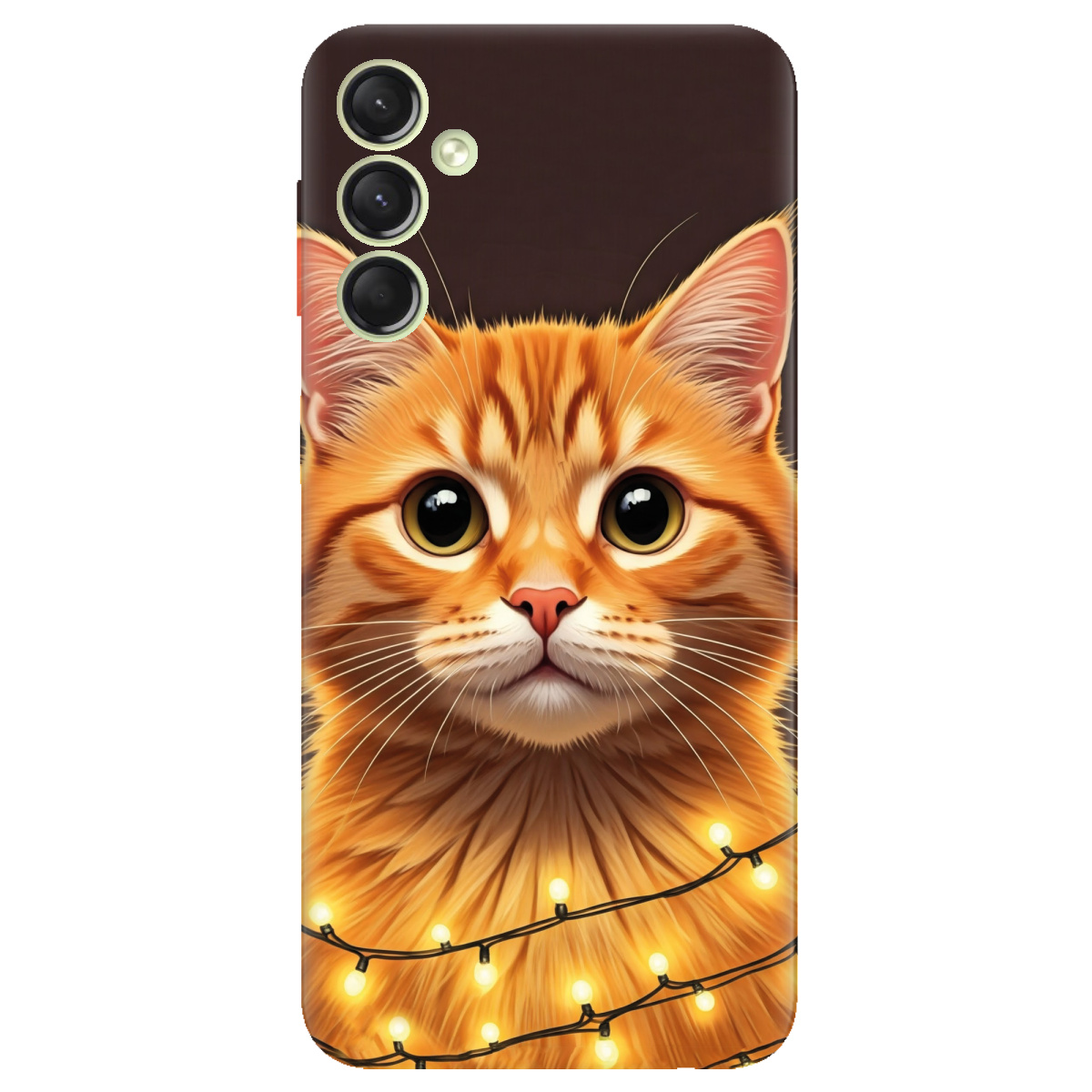 Чохол для Samsung Galaxy A24 4G Festive Kitty - фото 1 - Чохли для телефонів