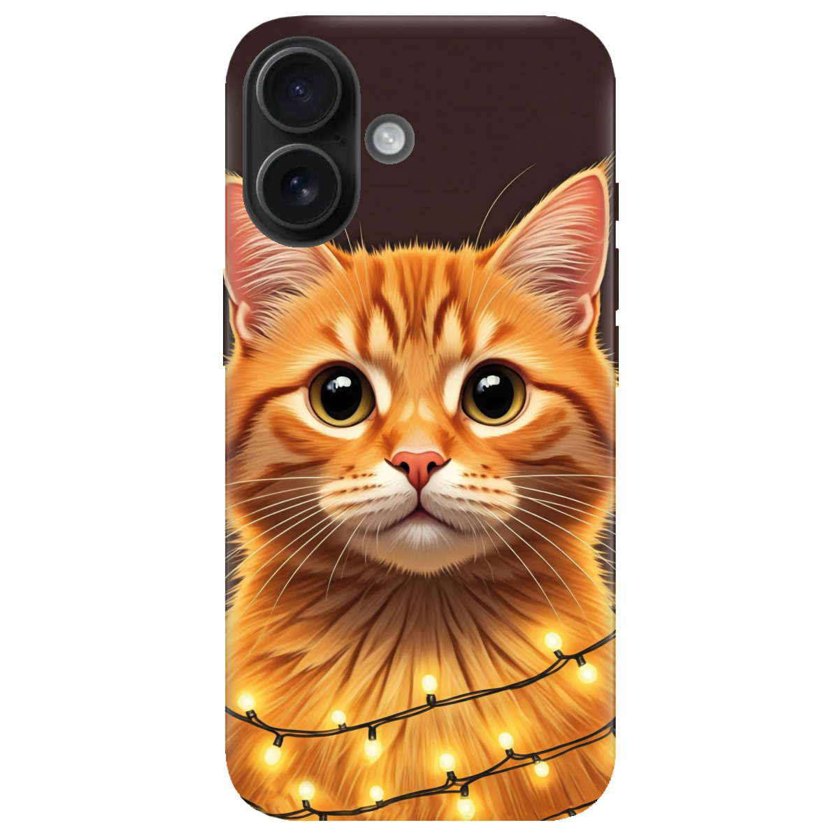 Чехол для Apple iPhone 16 Plus Festive Kitty - фото 1 Чехол для Apple iPhone 16 Plus Festive Kitty - фото 1 - Чехлы для телефонов
