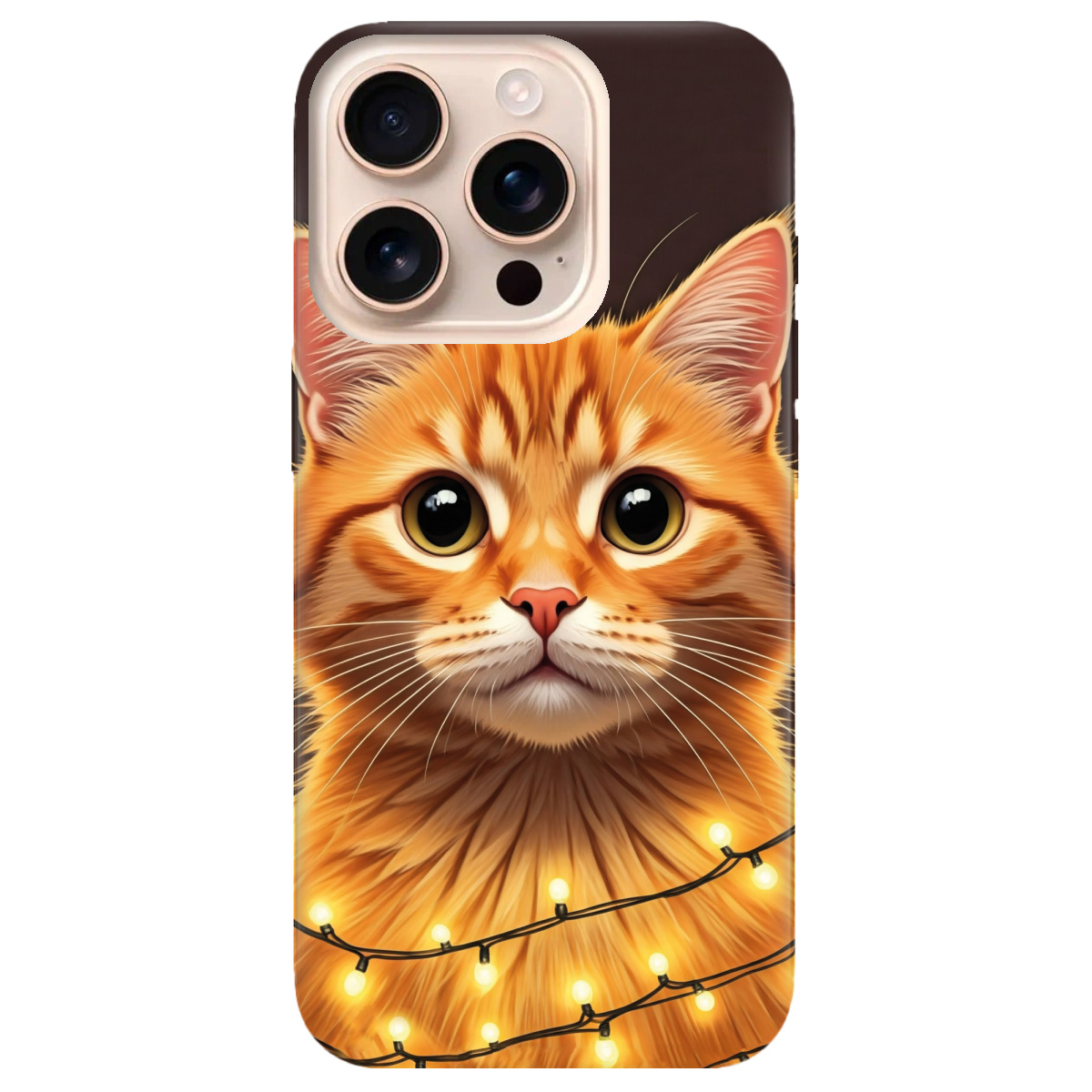 Чохол для Apple iPhone 16 Pro Festive Kitty - фото 1 - Чохли для телефонів