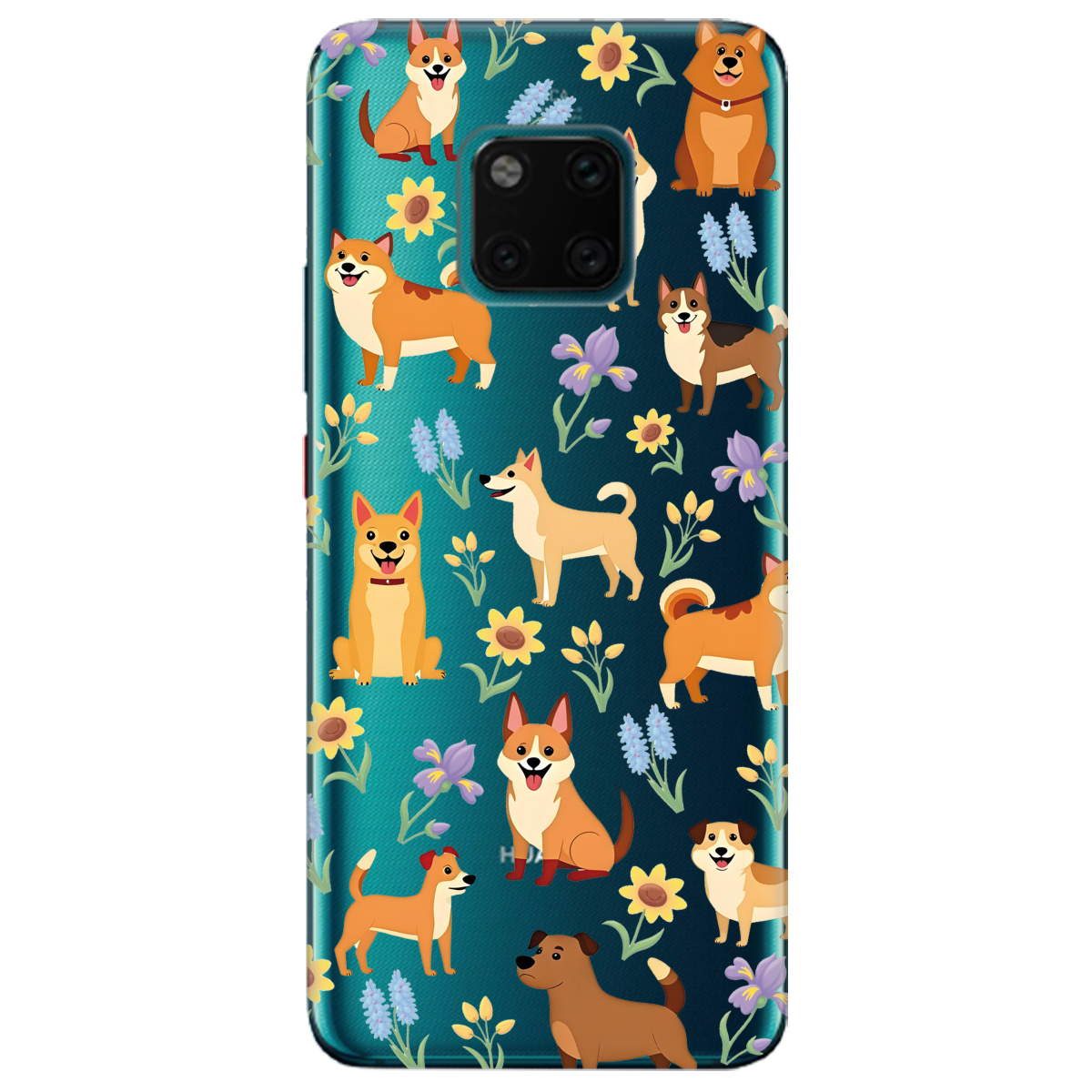 Чохол для Huawei Mate 20 Pro Blooming Puppies - фото 1 - Чохли для телефонів