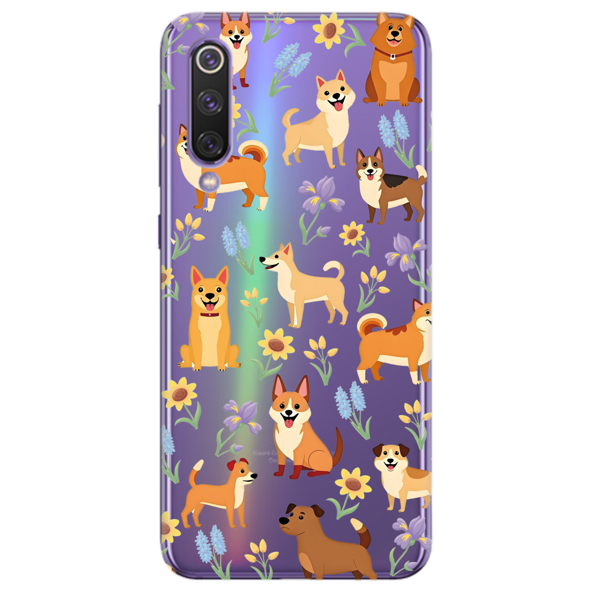 Чохол для Xiaomi Mi 9 SE Blooming Puppies - фото 1 - Чохли для телефонів