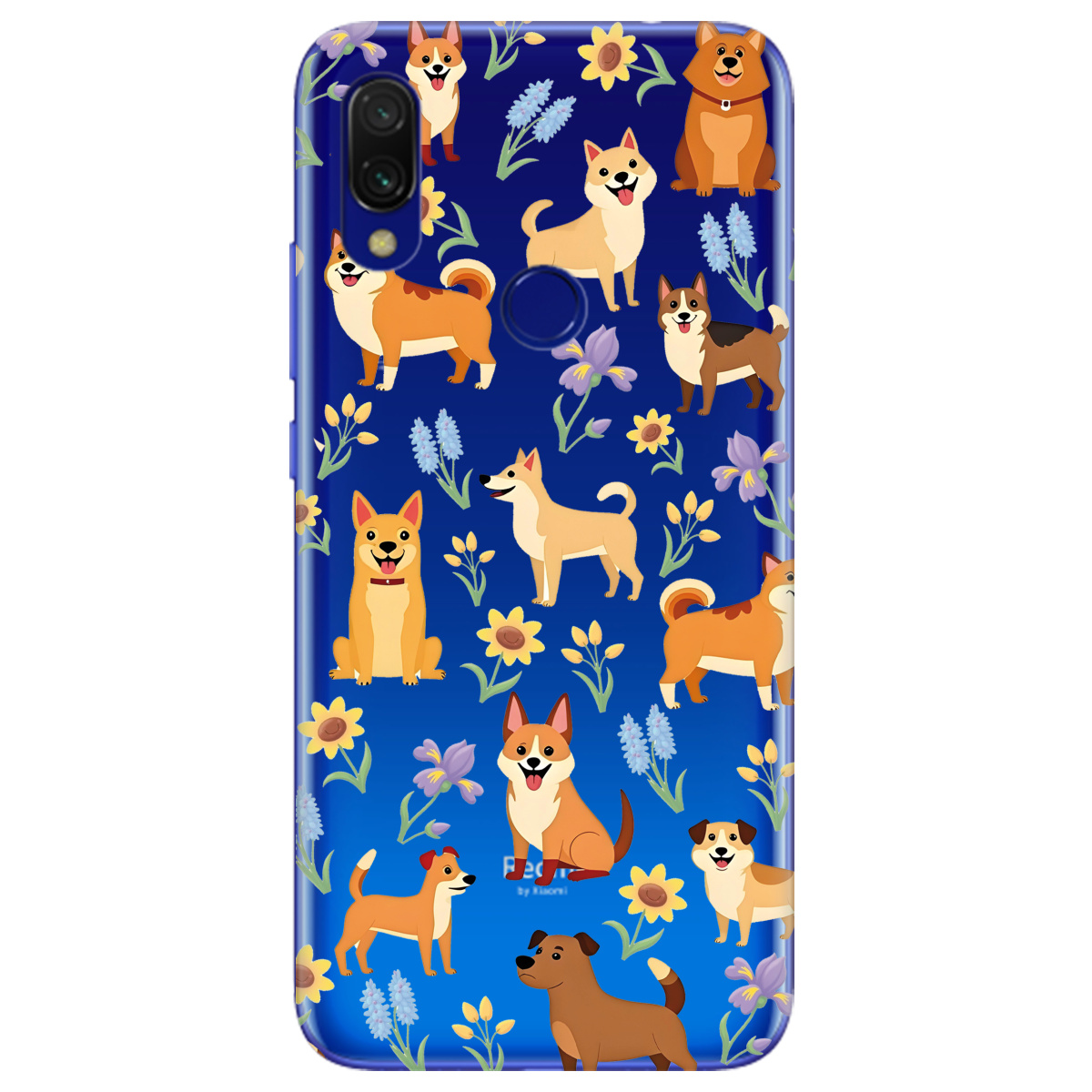 Чехол для Xiaomi Redmi Note 7 /  7Pro Blooming Puppies - фото 1 - Чехлы для телефонов