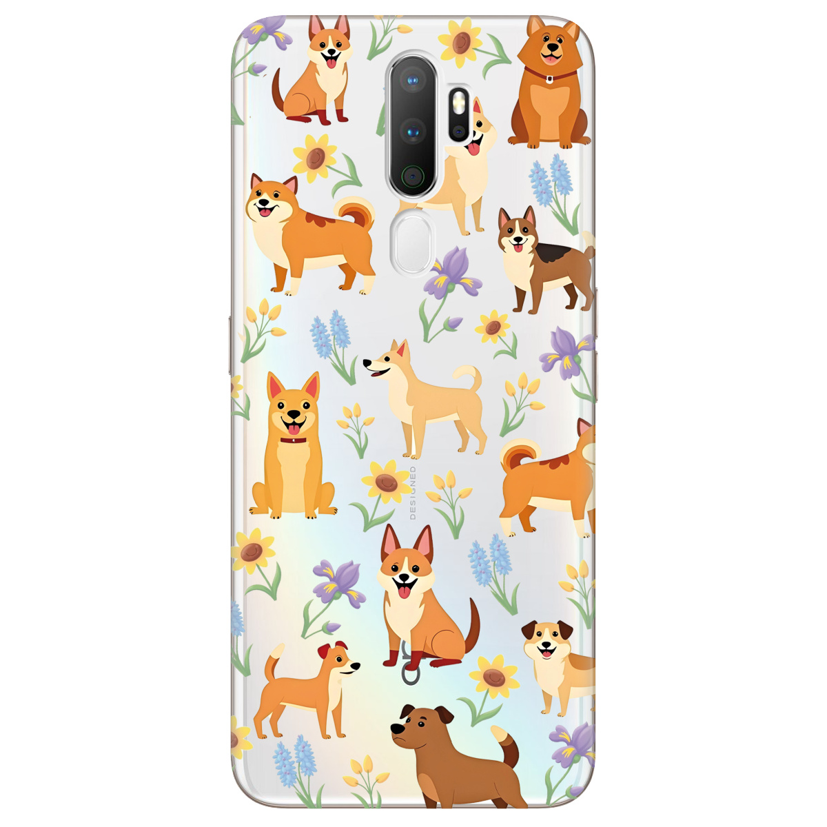 Чохол для Oppo A5 2020/A9 2020 Blooming Puppies - фото 1 - Чохли для телефонів