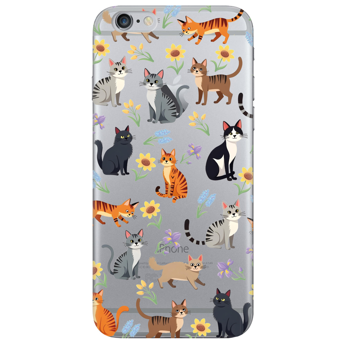 Чехол для Apple iPhone 6 / 6S Blooming Kittens - фото 1 - Чехлы для телефонов