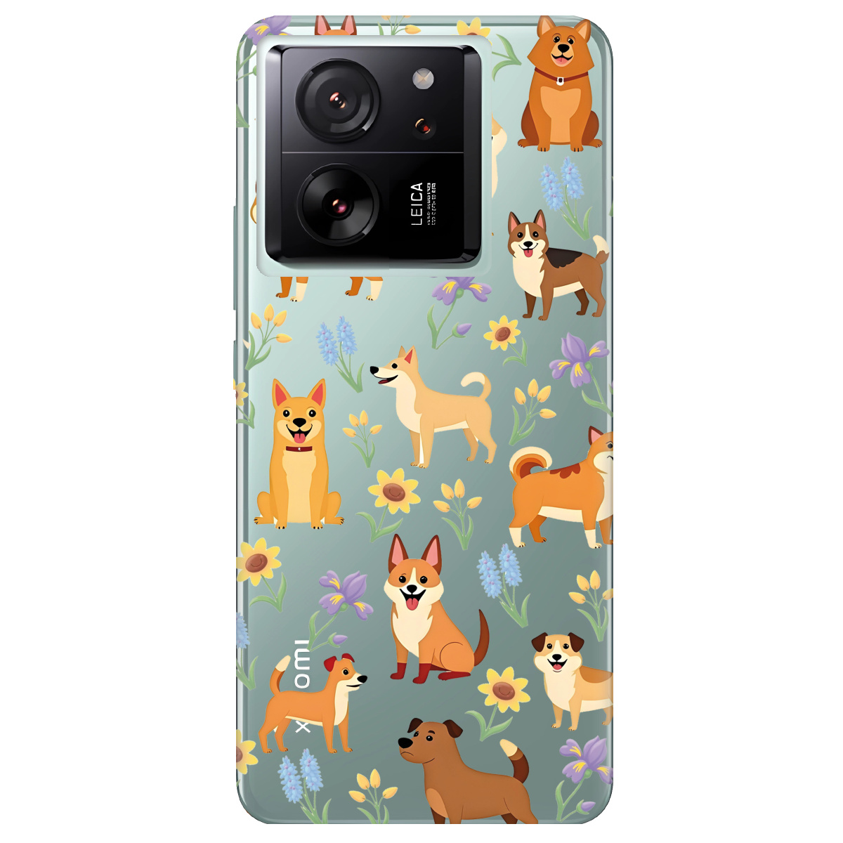 Чохол для Xiaomi 13T Pro Blooming Puppies - фото 1 - Чохли для телефонів