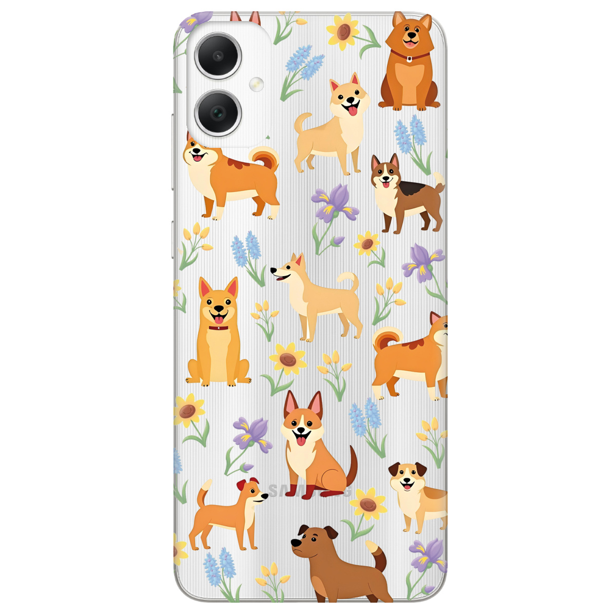 Чохол для Samsung Galaxy A05 Blooming Puppies - фото 1 - Чохли для телефонів