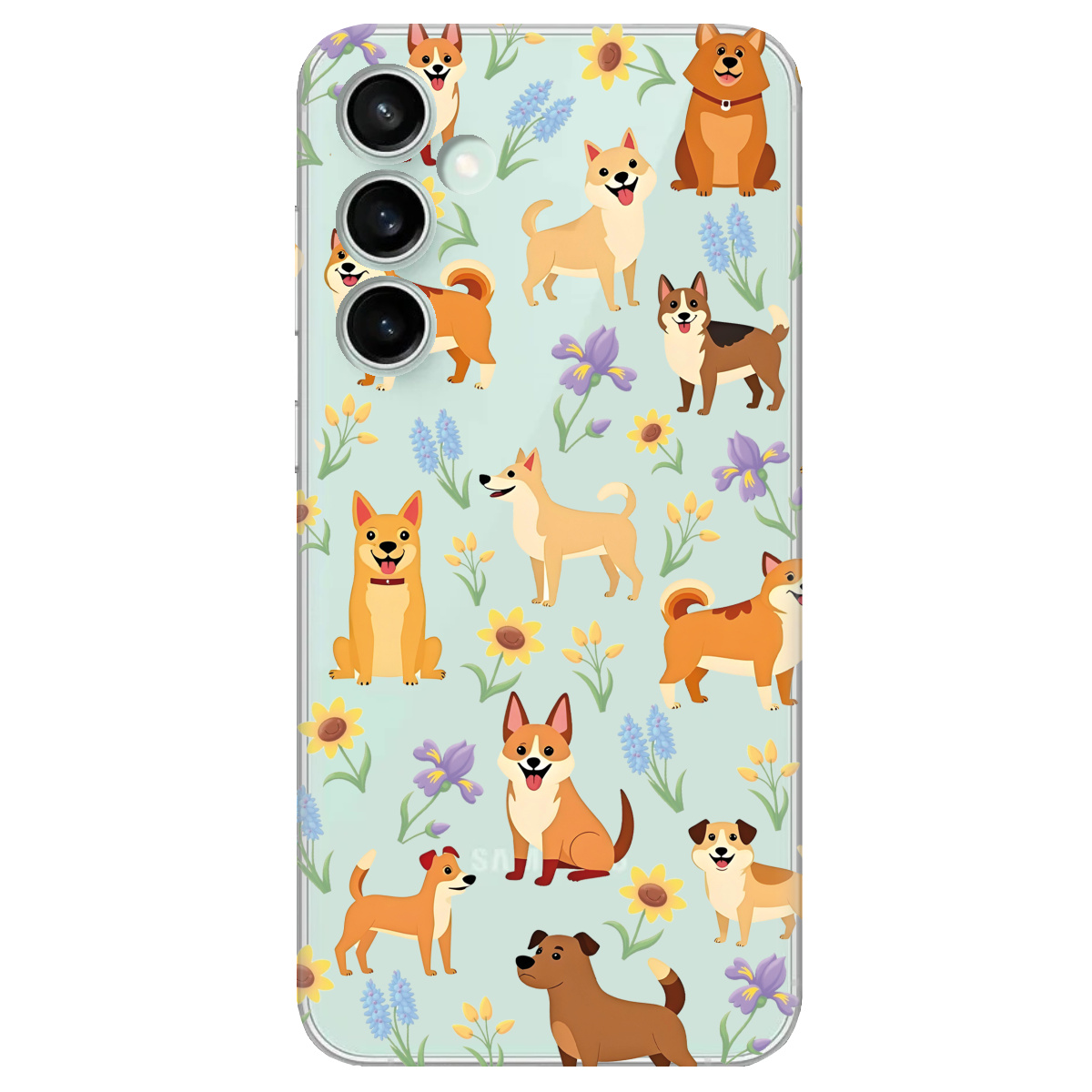 Чохол для Samsung Galaxy S23 FE Blooming Puppies - фото 1 - Чохли для телефонів