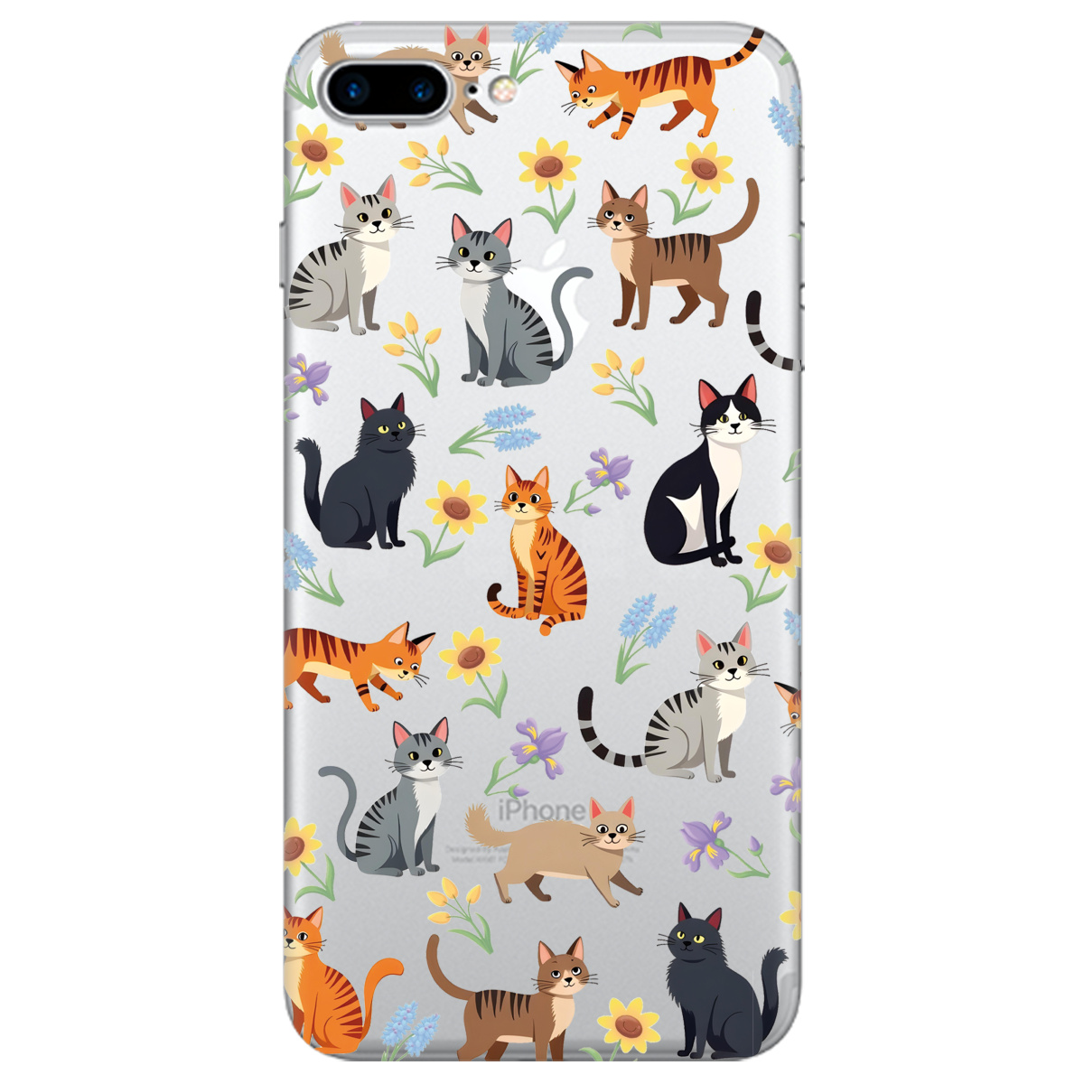 Чехол для Apple iPhone 7 Plus Blooming Kittens - фото 1 - Чехлы для телефонов