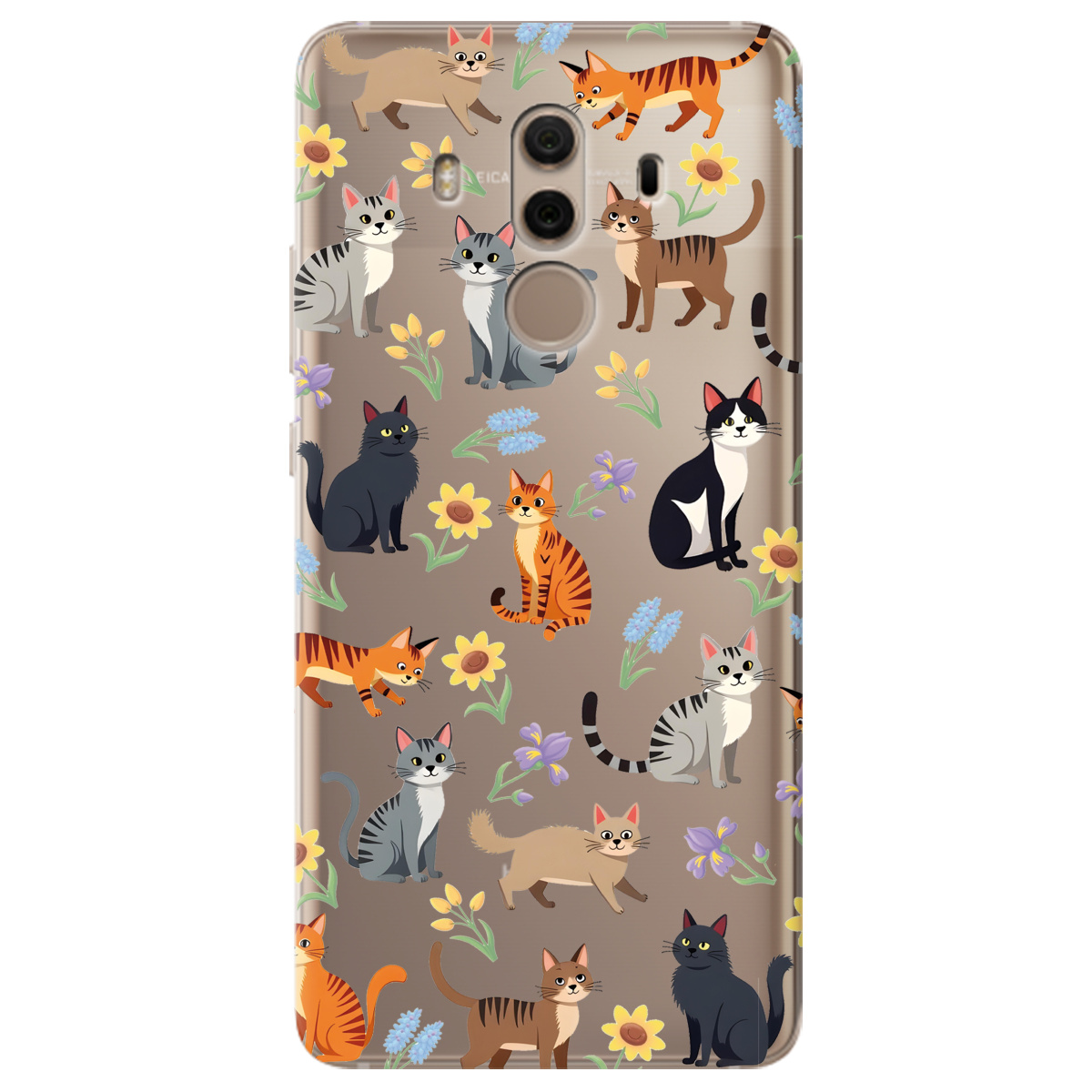 Чехол для Huawei Mate 10 Pro Blooming Kittens - фото 1 - Чехлы для телефонов