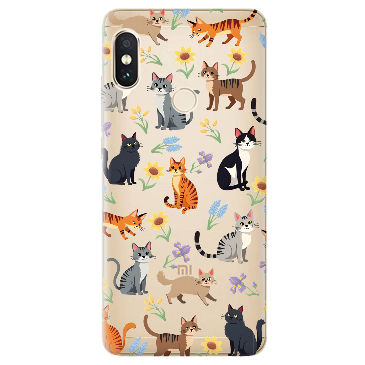 Чехол для Xiaomi Redmi Note 5 Blooming Kittens - фото 1 - Чехлы для телефонов