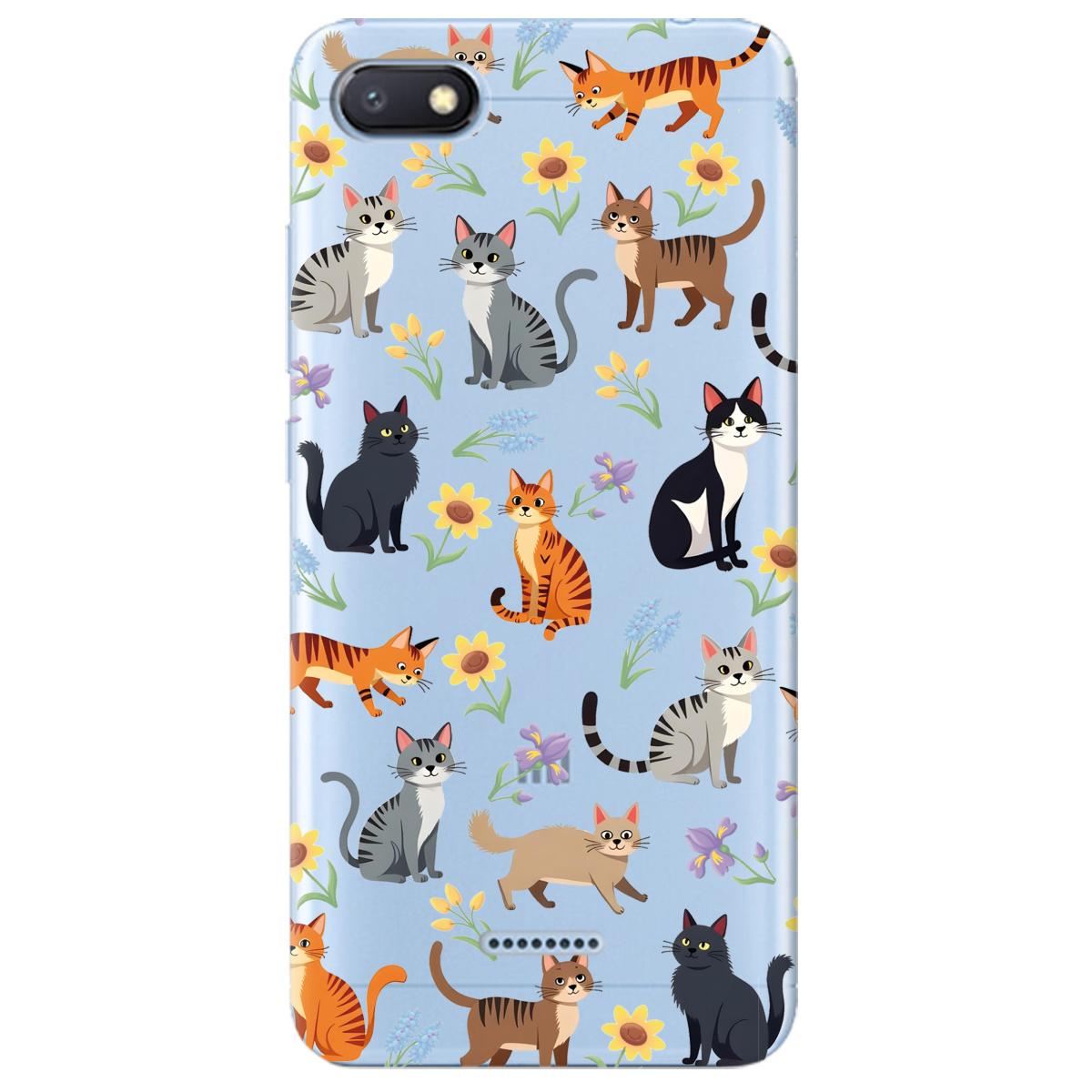 Чохол для Xiaomi Redmi 6A Blooming Kittens - фото 1 - Чохли для телефонів