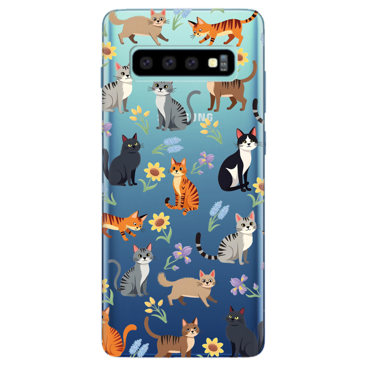 Чохол для Samsung Galaxy S10 Plus Blooming Kittens - фото 1 - Чохли для телефонів