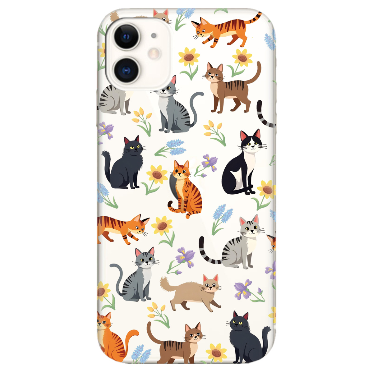 Чехол для Apple iPhone 11 Blooming Kittens - фото 1 Чехол для Apple iPhone 11 Blooming Kittens - фото 1 - Чехлы для телефонов