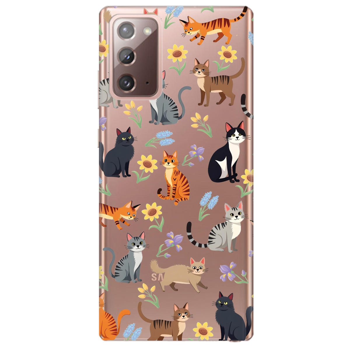 Чехол для Samsung Galaxy Note 20 Blooming Kittens - фото 1 - Чехлы для телефонов