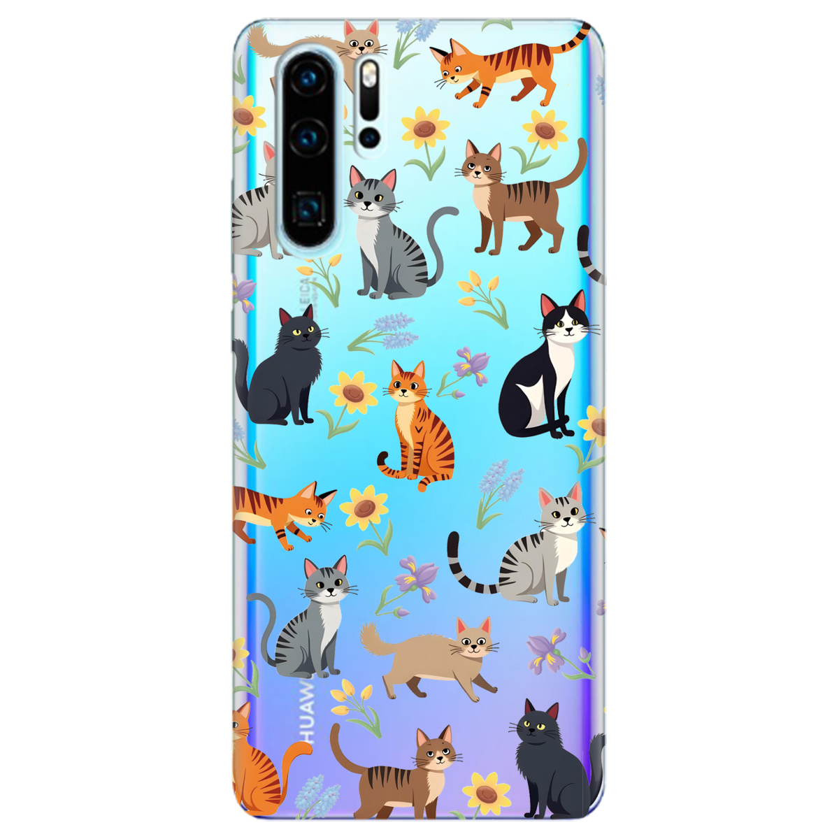 Чохол для Huawei P30 Pro Blooming Kittens - фото 1 - Чохли для телефонів