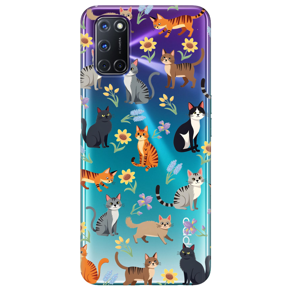Чохол для Oppo A52/ A72/ A92 Blooming Kittens - фото 1 - Чохли для телефонів