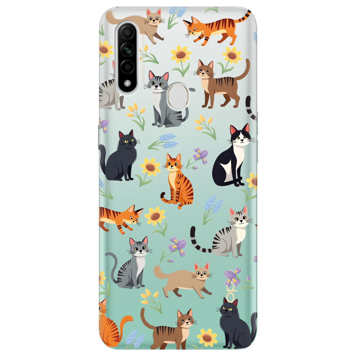 Чохол для Oppo A31 Blooming Kittens - фото 1 - Чохли для телефонів