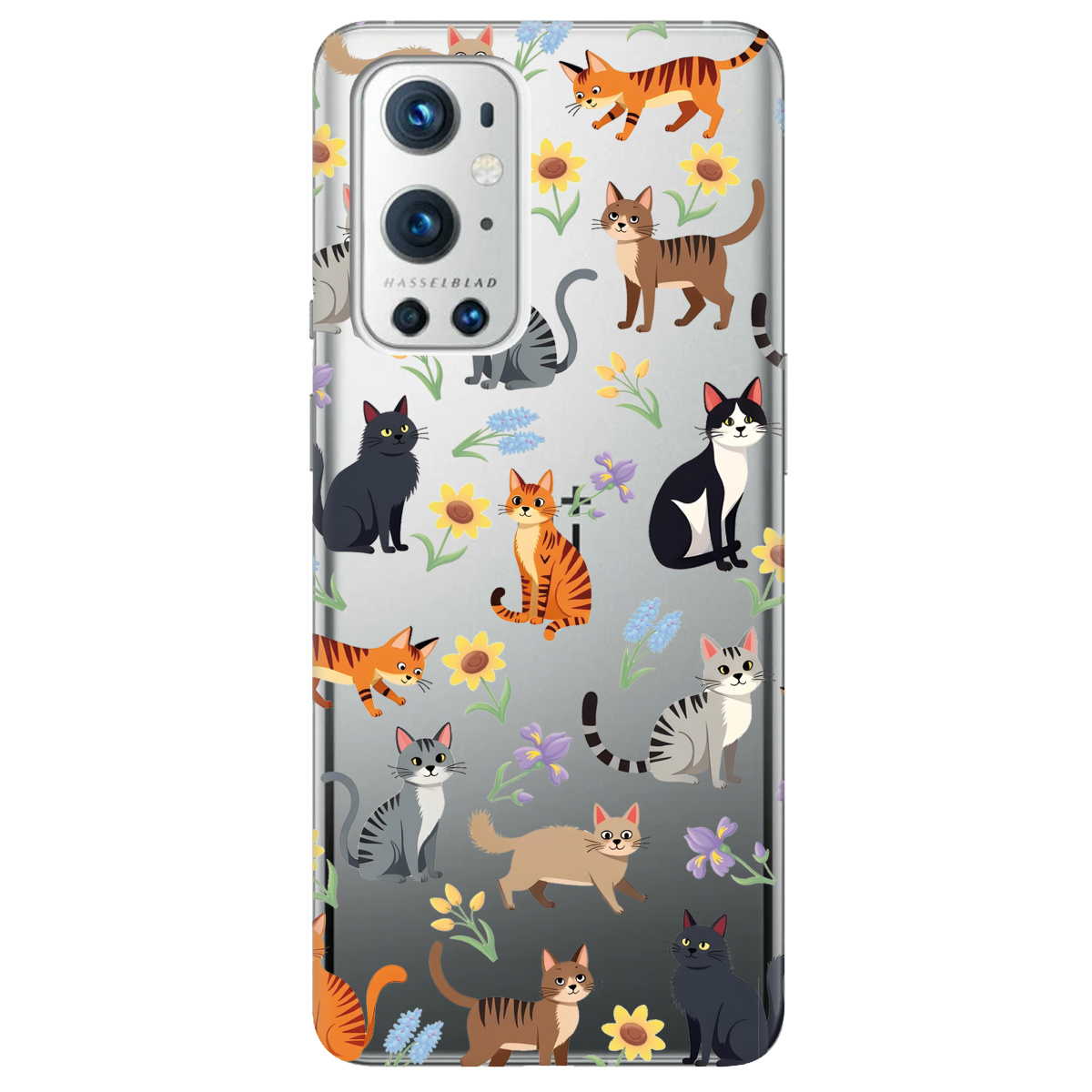 Чохол для OnePlus 9 Pro Blooming Kittens - фото 1 - Чохли для телефонів