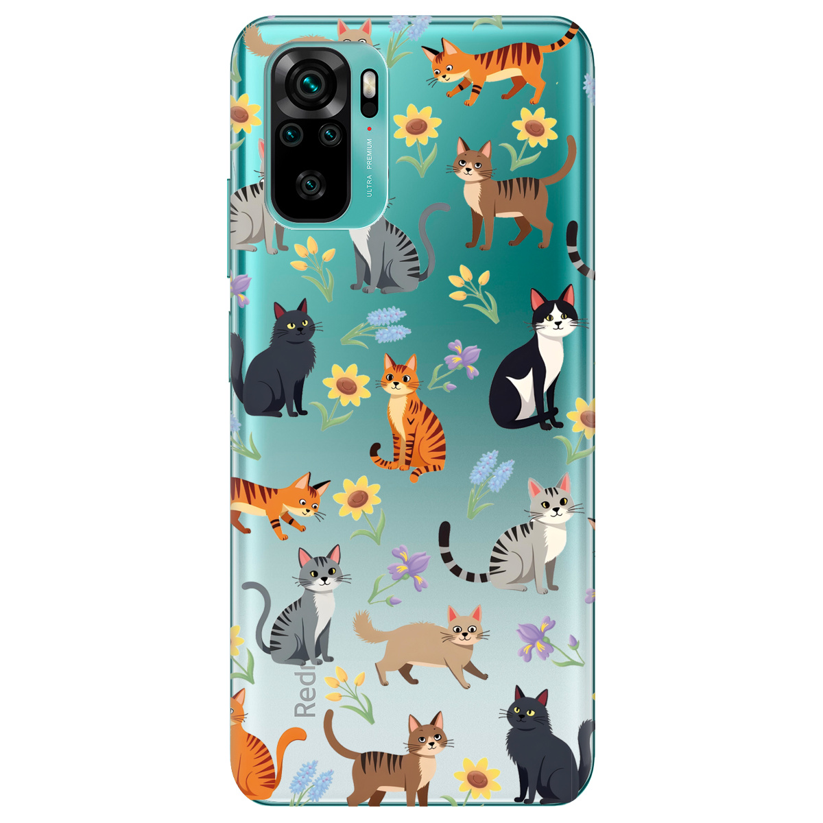 Чохол для Xiaomi Redmi Note 10s Blooming Kittens - фото 1 - Чохли для телефонів