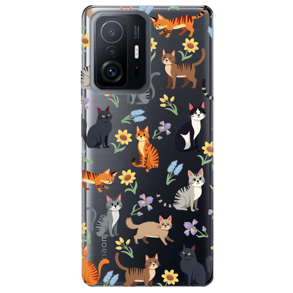 Чехол для Xiaomi 11T Blooming Kittens - фото 1 - Чехлы для телефонов