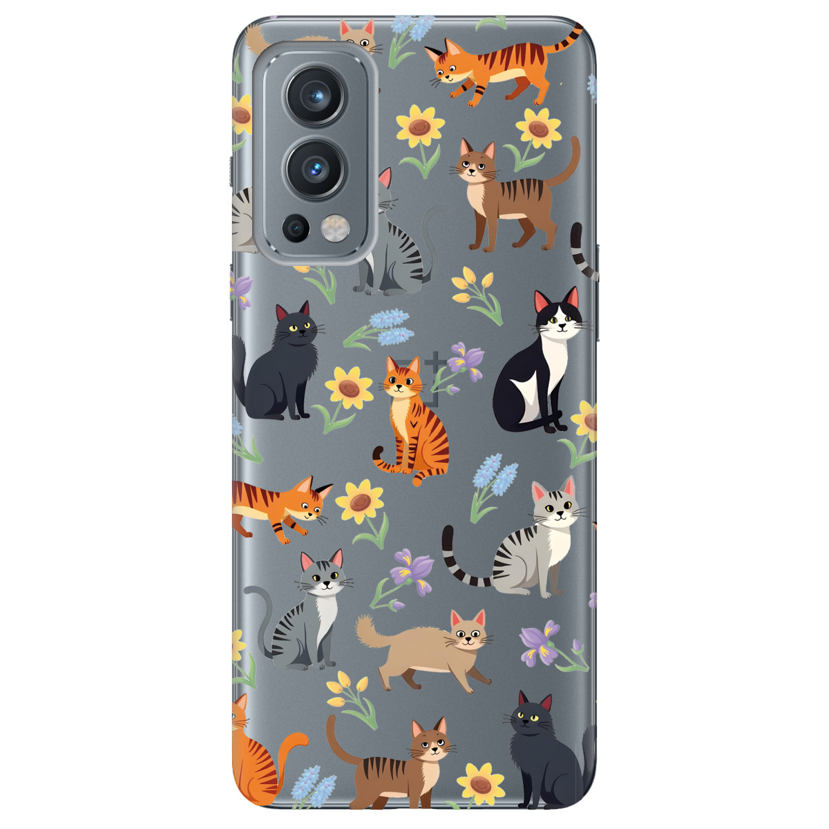 Чохол для OnePlus Nord 2 5G Blooming Kittens - фото 1 - Чохли для телефонів